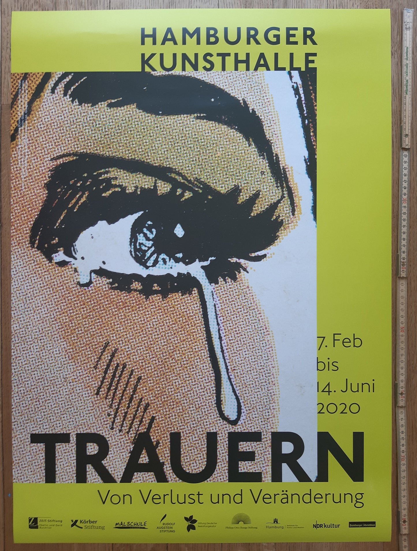 Arne Collier art exhibition poster - 23.4"×33.1" (59.4×84cm)