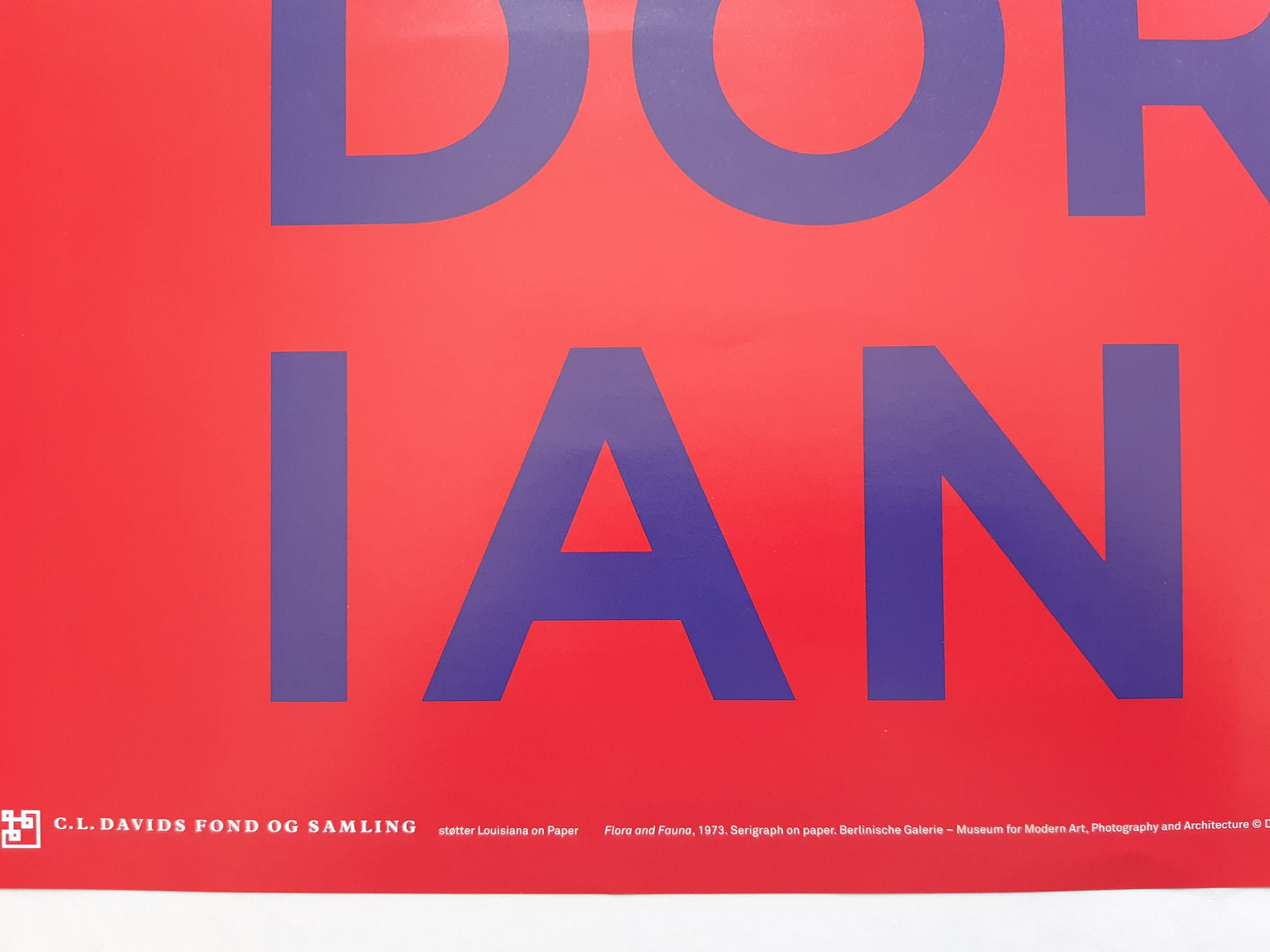 Dorothy Iannone art exhibition poster - 23.4"×33.1" (59.4×84cm)