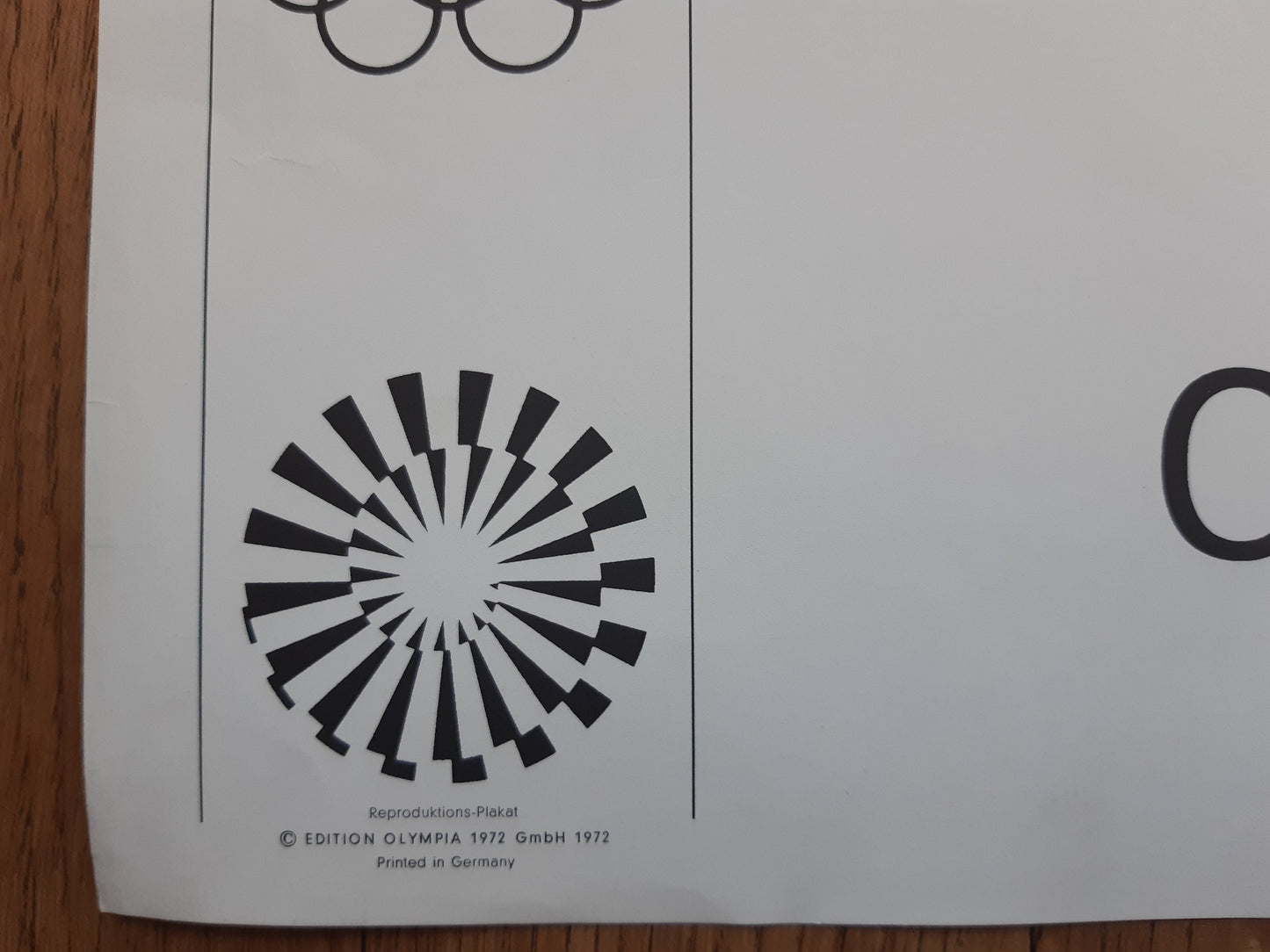 Adami original Olympic poster - 25.2"×39.8" (64×101cm)