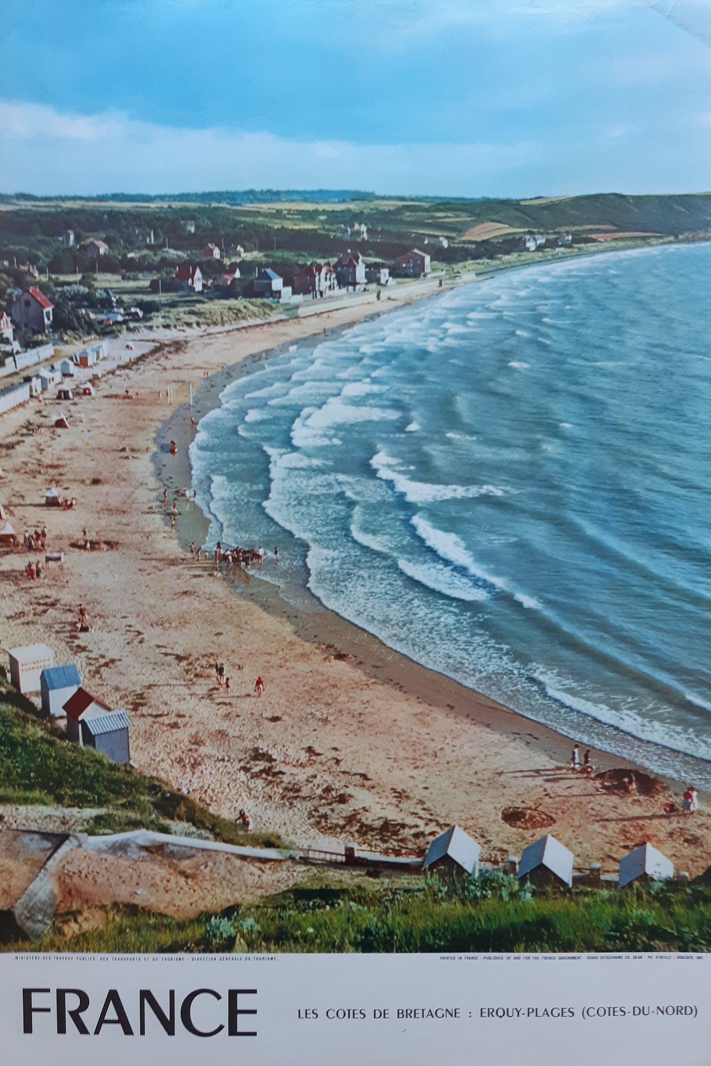 Original french vintage travel poster - 15.7"×23.6" (40×60cm)