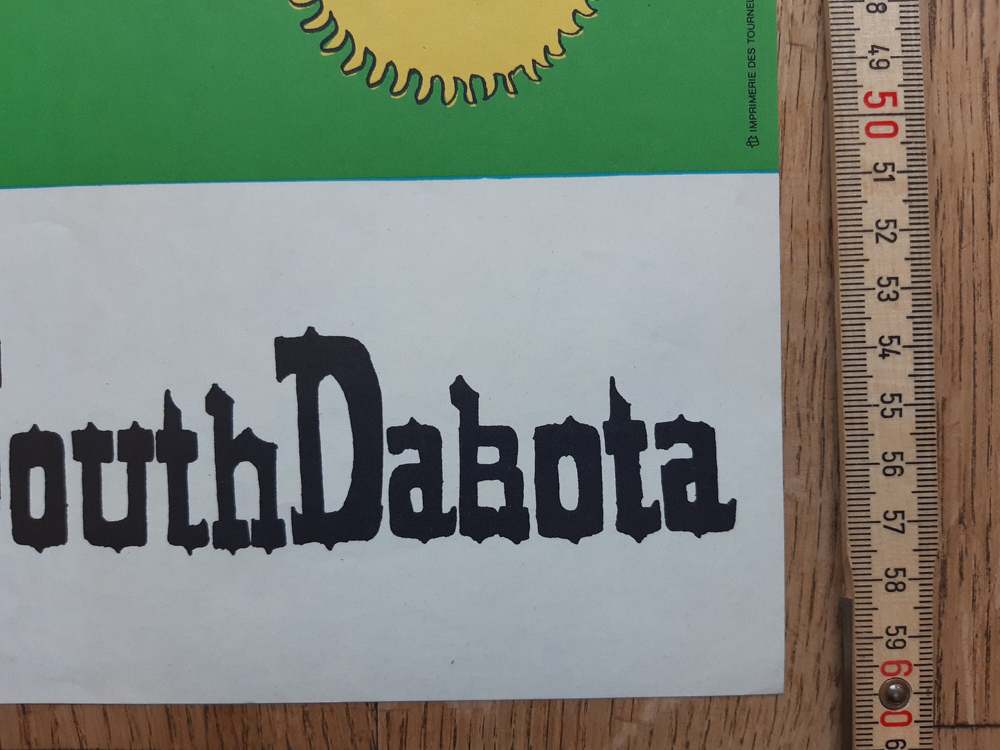 South Dakota vintage travel poster - 15.7"×23.7" (40×60.2cm)