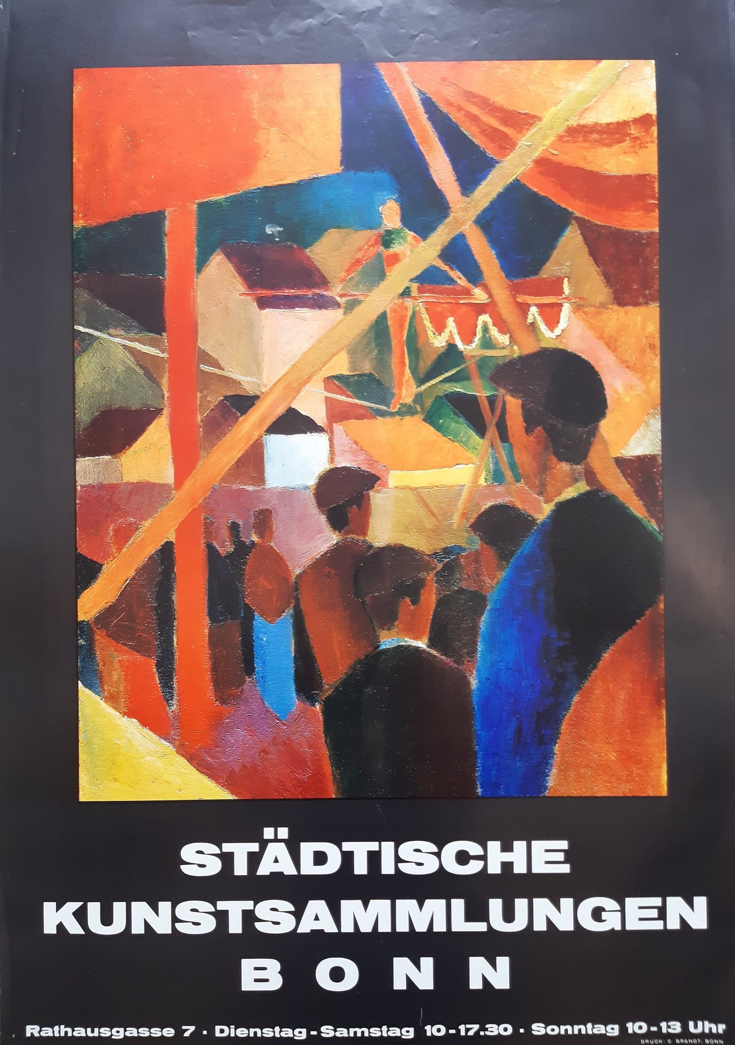 August Macke original art poster - 23.4"×33.1" (59.4×84cm)