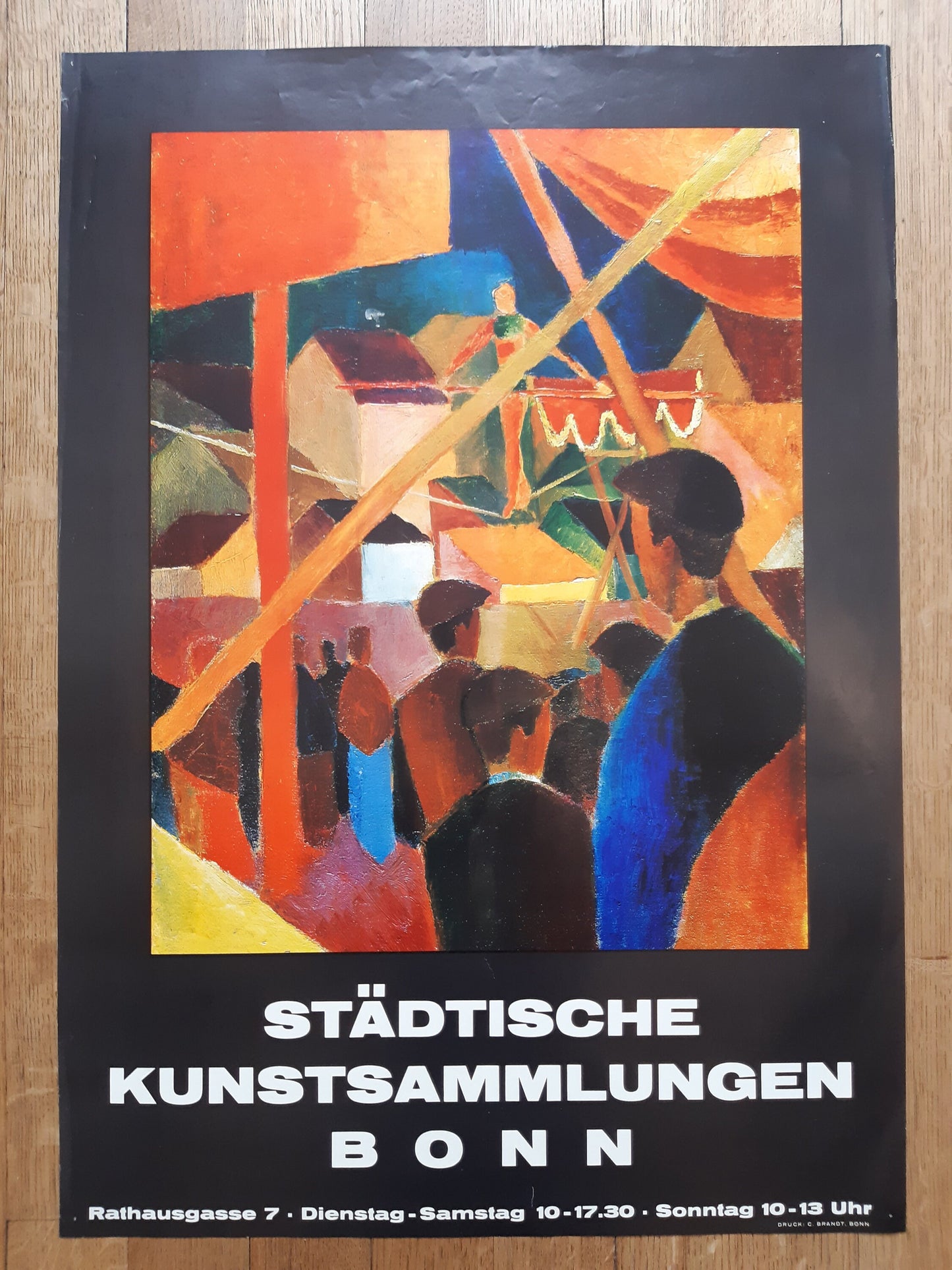 August Macke original art poster - 23.4"×33.1" (59.4×84cm)