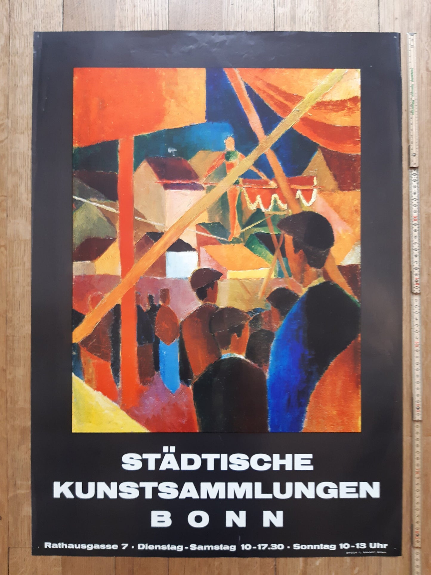 August Macke original art poster - 23.4"×33.1" (59.4×84cm)
