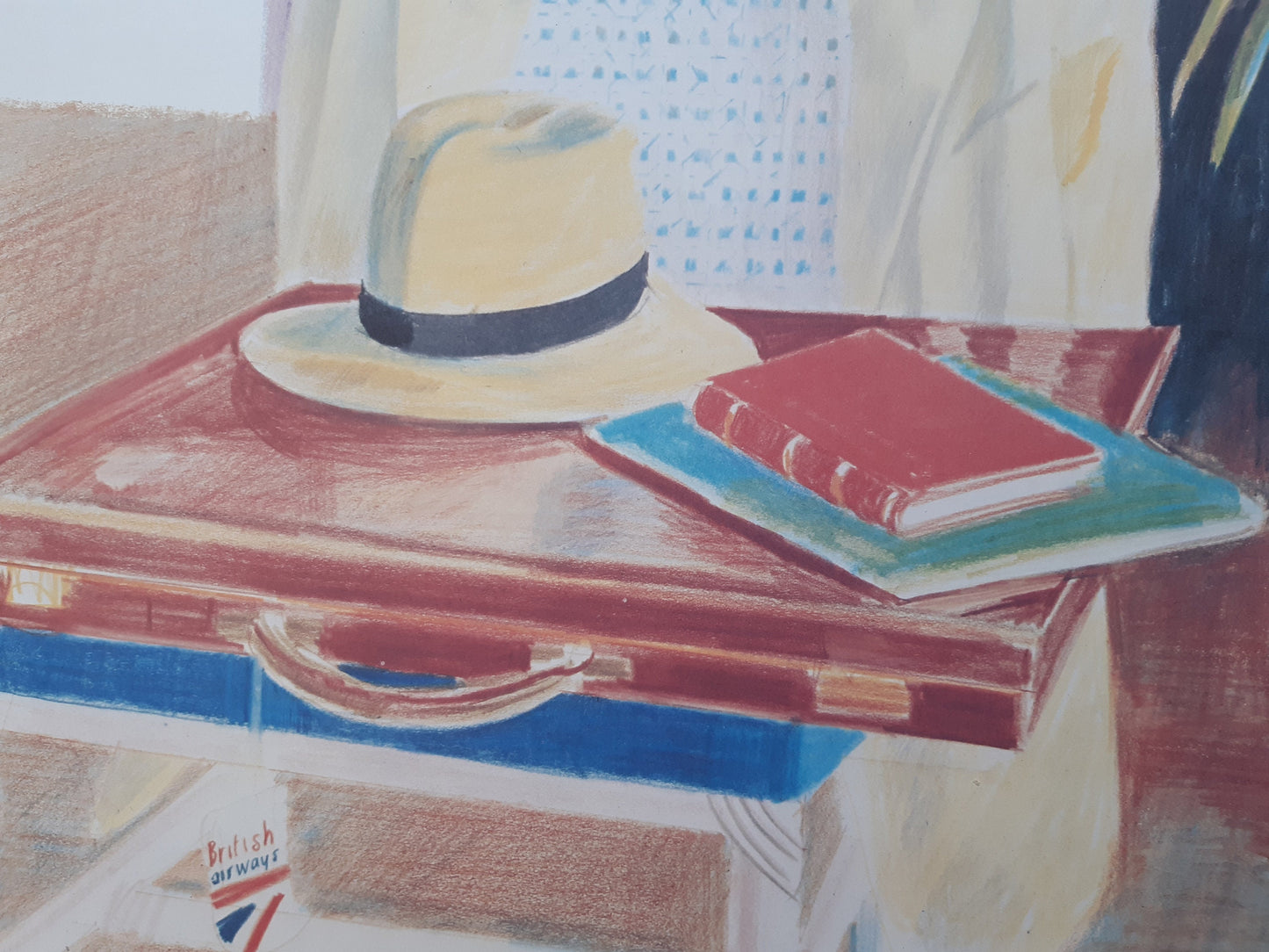 David Hockney original art poster - 19.7"×28.0" (50×71cm)