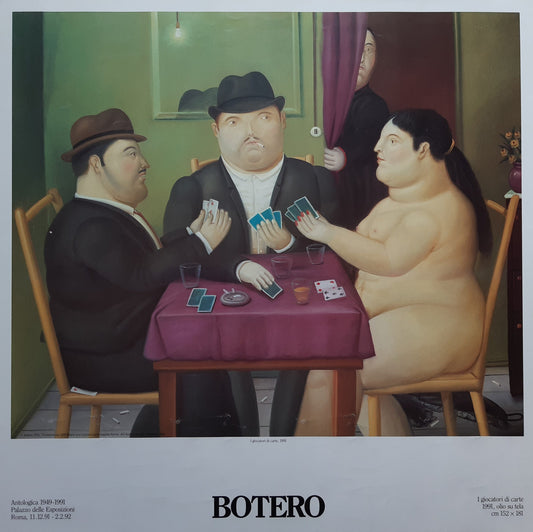 Fernando Botero original art poster used - 26.8"×26.8" (68×68cm)