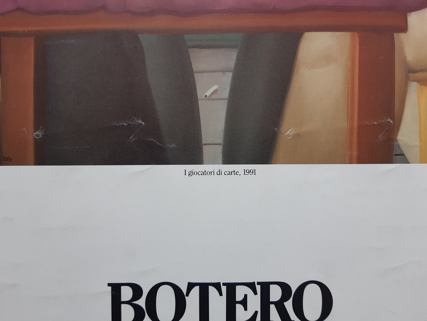 Fernando Botero original art poster used - 26.8"×26.8" (68×68cm)