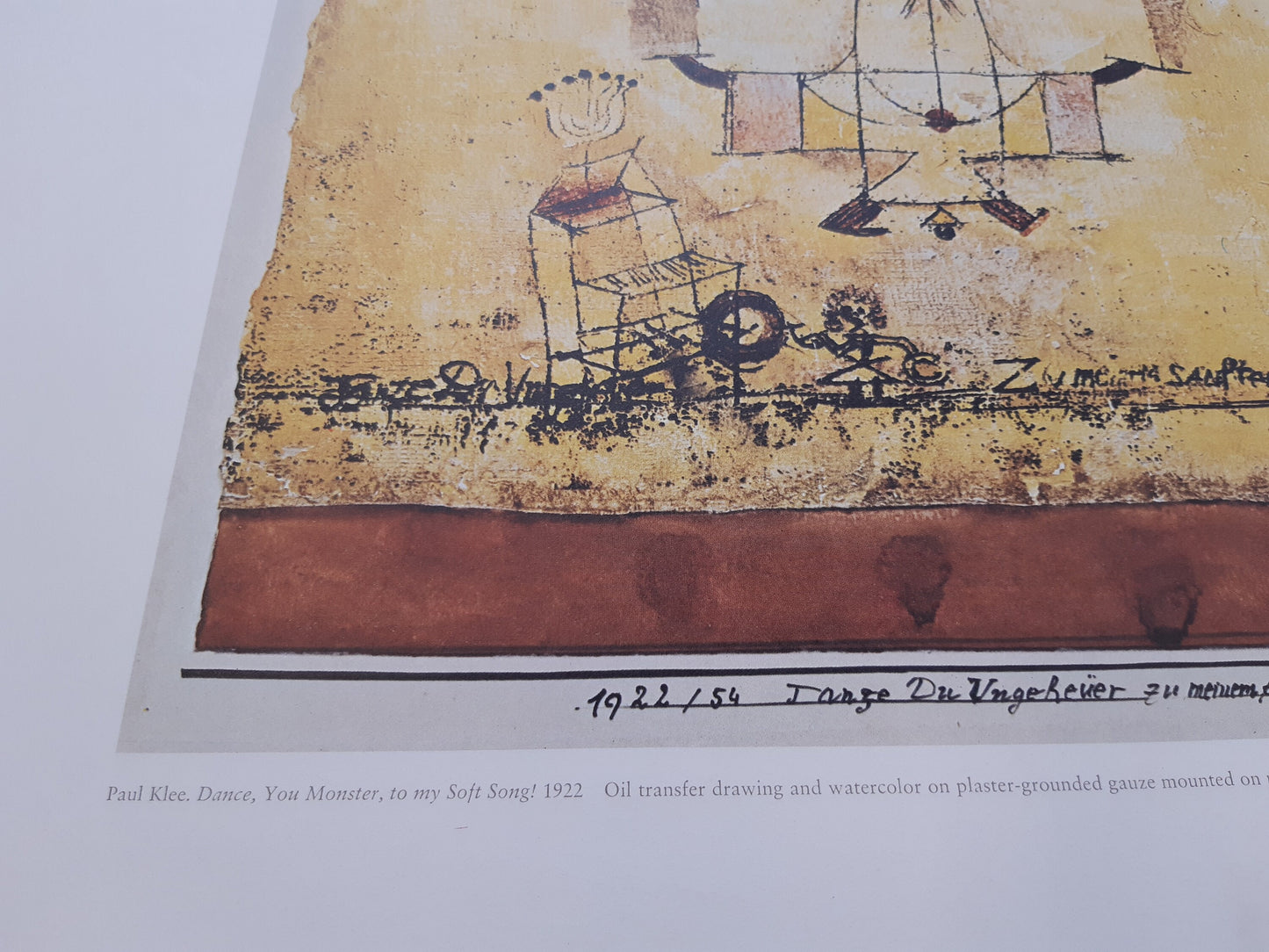 Paul Klee original art poster - 16.3"×27.8" (41.5×70.5cm)