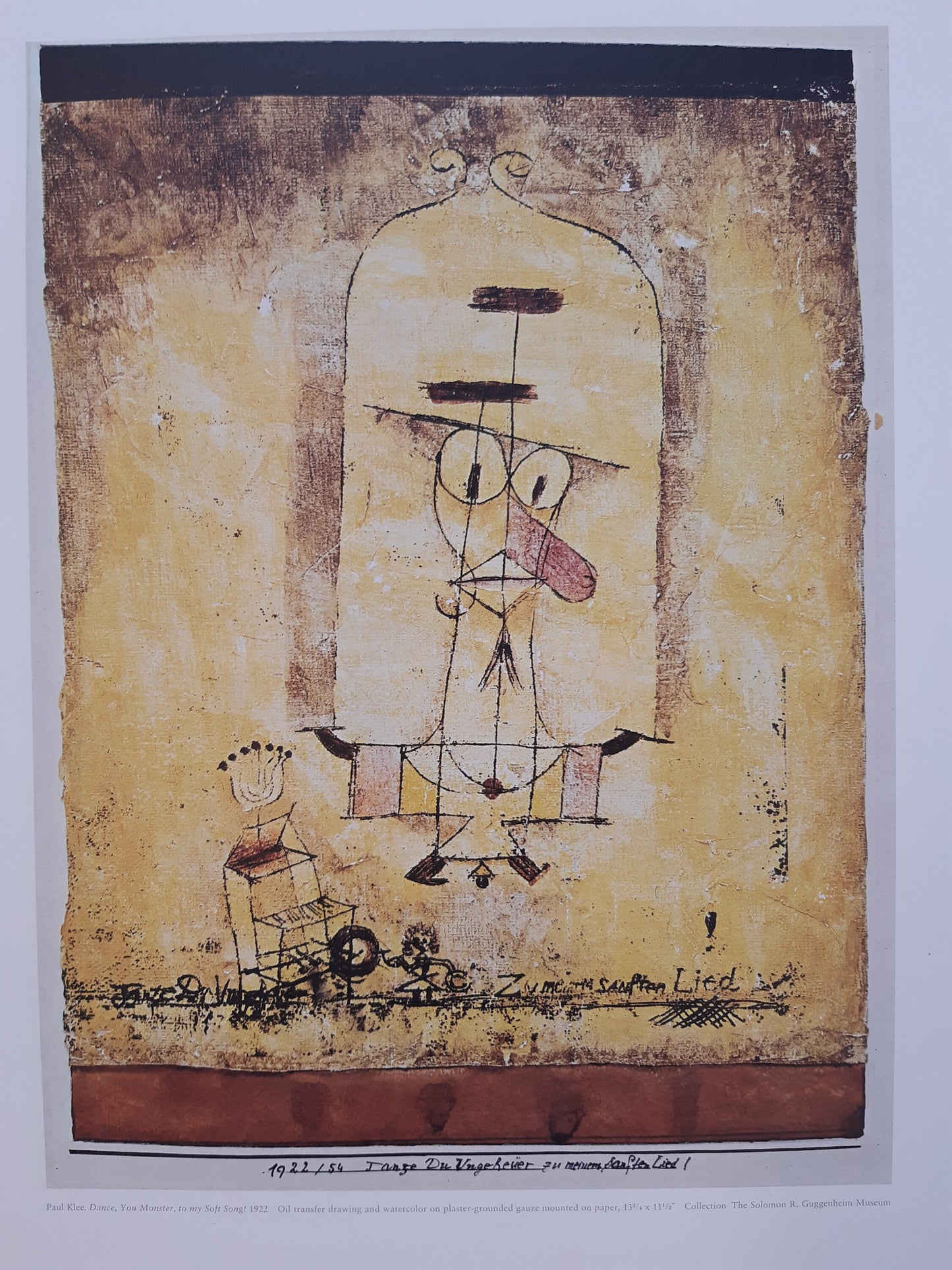 Paul Klee original art poster - 16.3"×27.8" (41.5×70.5cm)