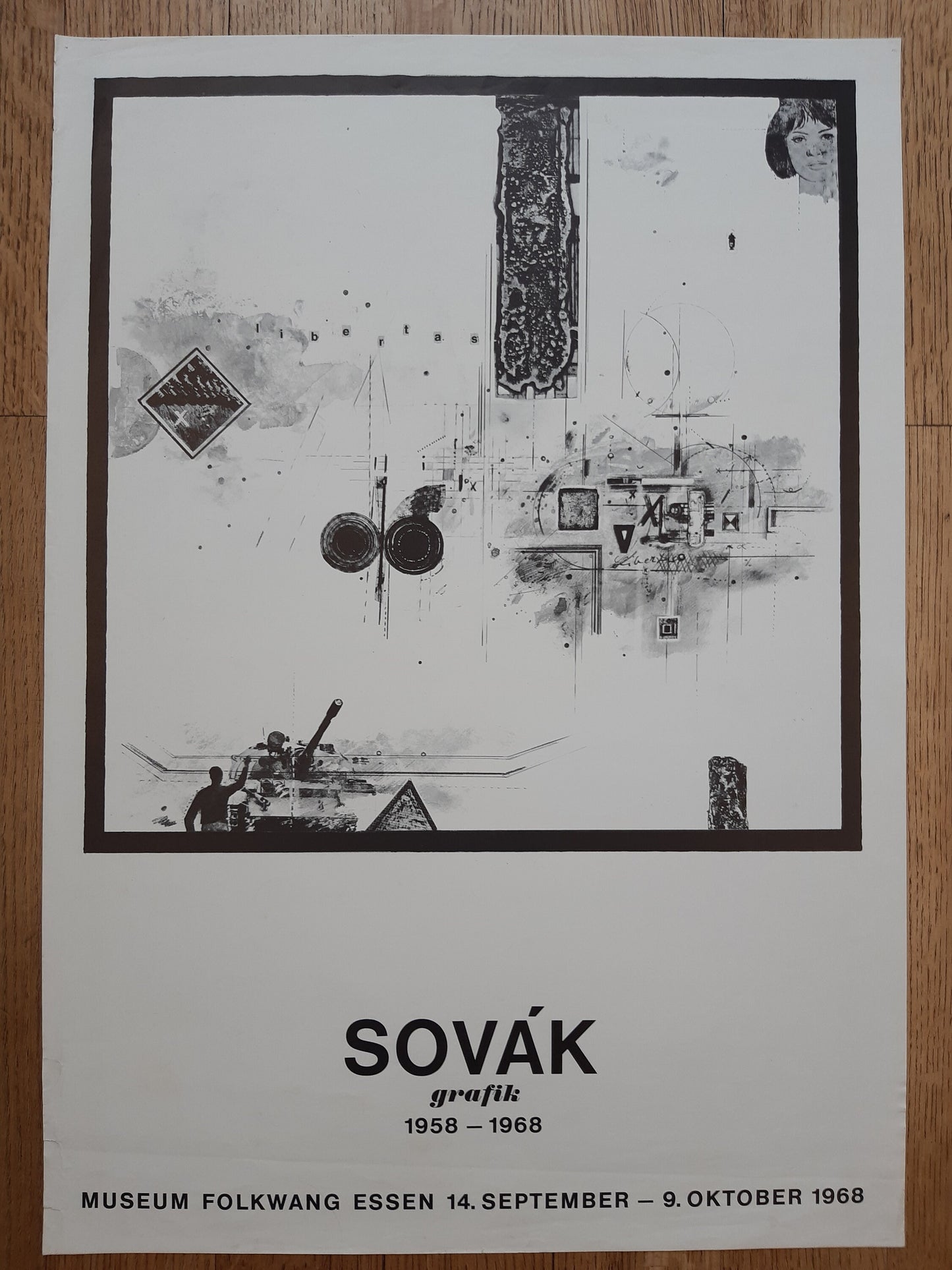 Pravoslav Sovák original art poster - 26.8"×38.6" (68×98cm)