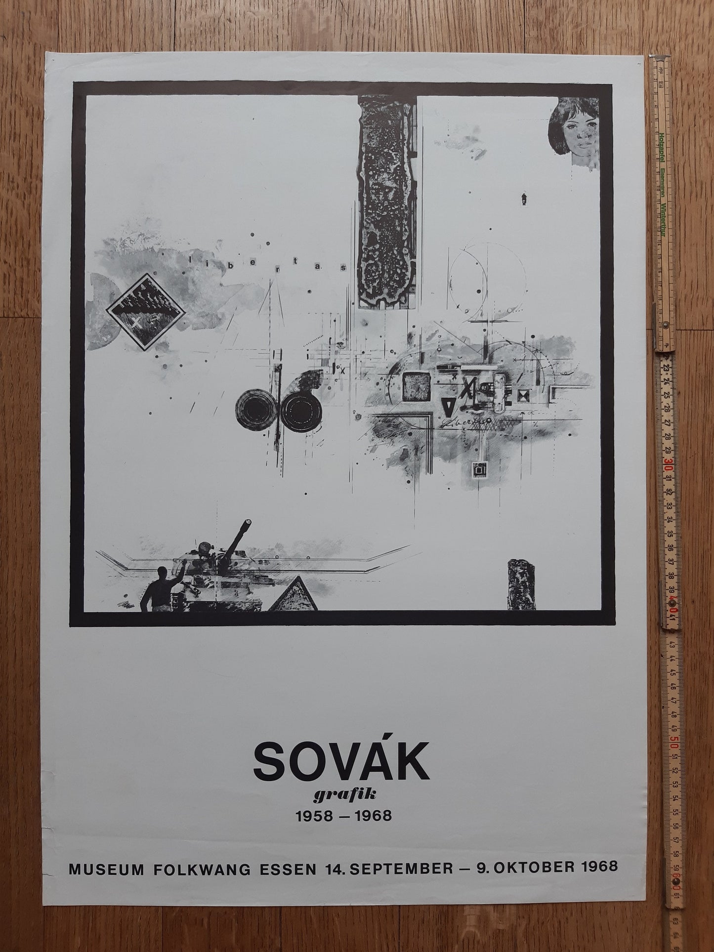 Pravoslav Sovák original art poster - 26.8"×38.6" (68×98cm)