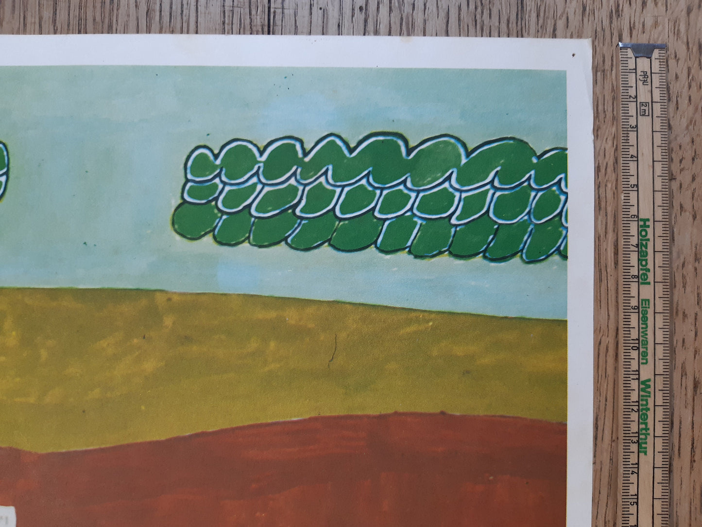 Shalom of Safed original art exhibition poster - 19.1"×33.5" (48.5×85cm)