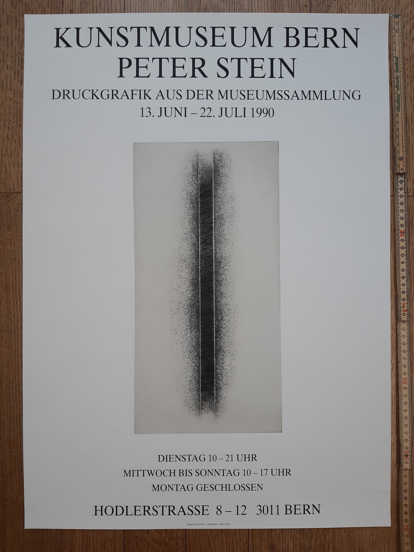 Peter Stein original art exhibition poster - 19.7"×27.6" (50×70cm)