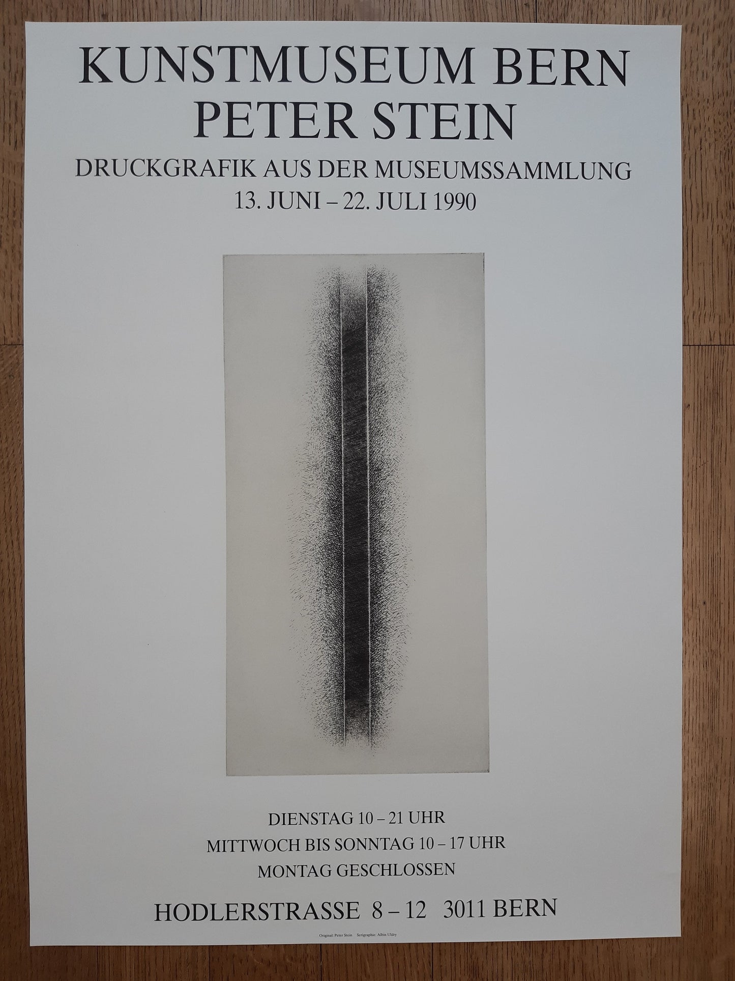 Peter Stein original art exhibition poster - 19.7"×27.6" (50×70cm)