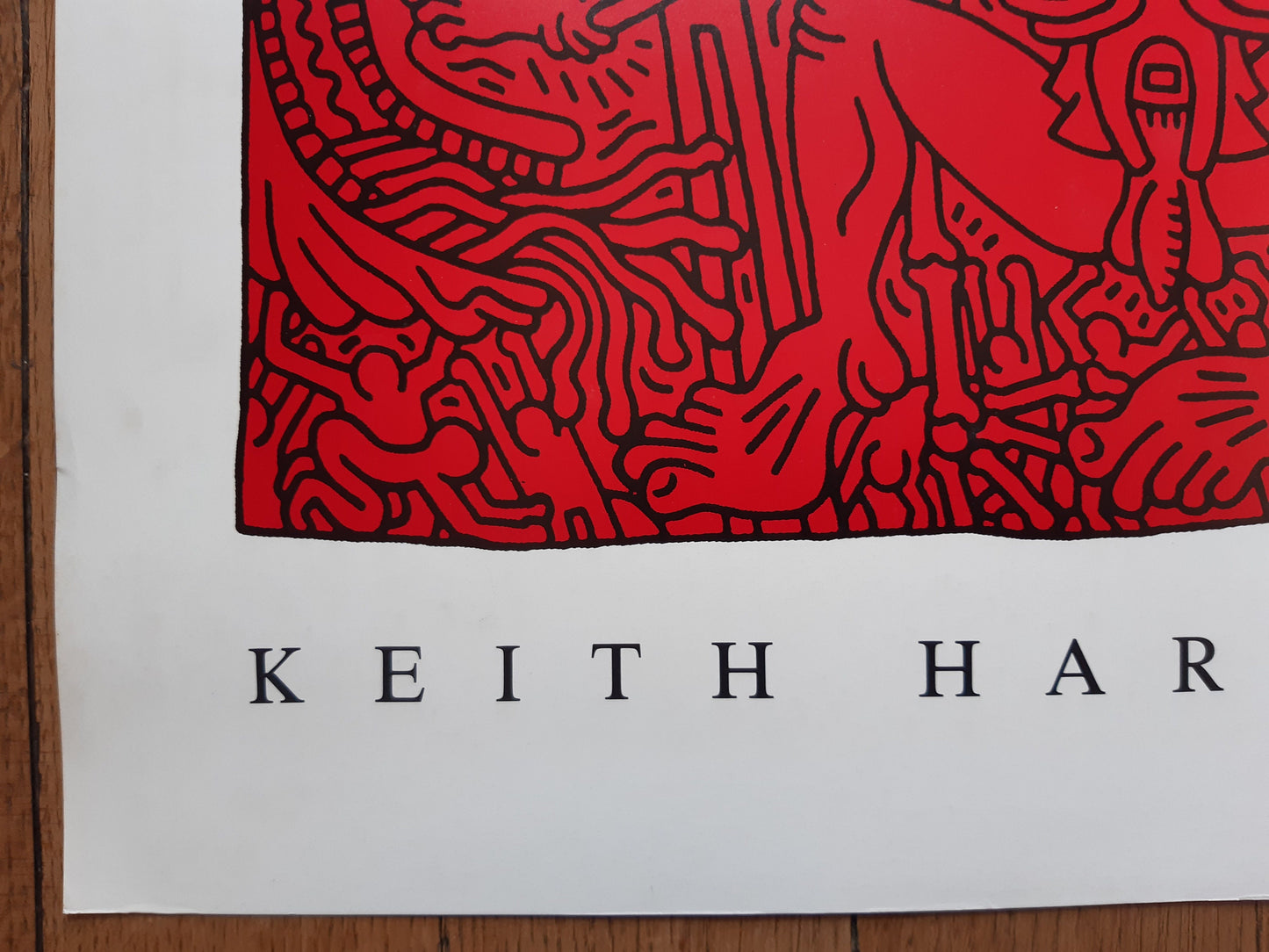 Keith Haring original art poster - 39.4"×27.6" (100×70cm)