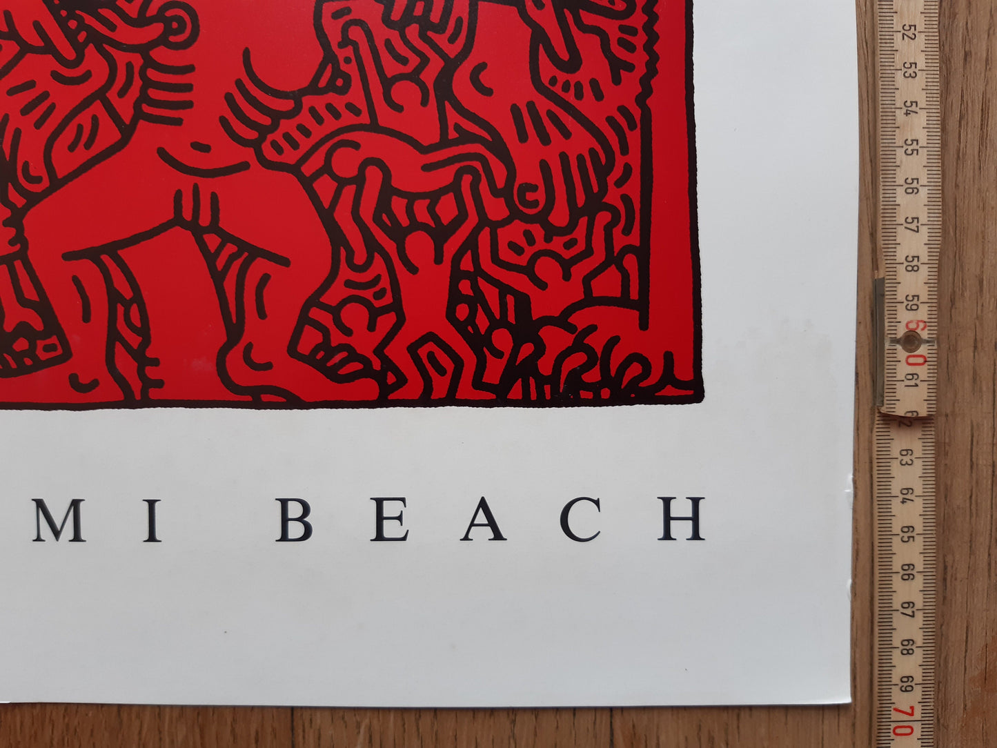 Keith Haring original art poster - 39.4"×27.6" (100×70cm)