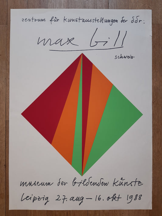 Max Bill original poster - 23.4"×32.9" (59.5×83.5cm)