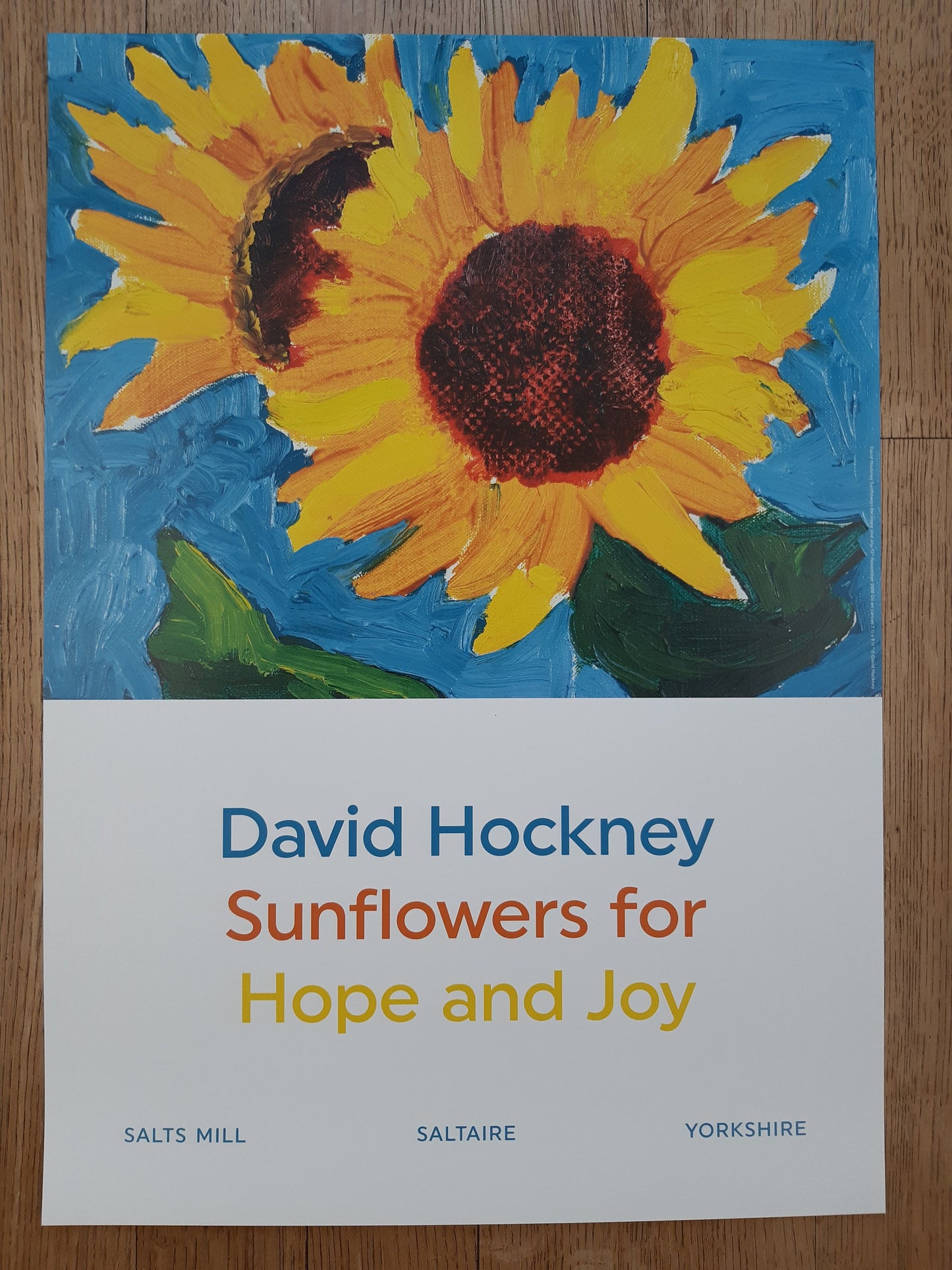 David Hockney art poster - 16.5"×23.4" (42×59.5cm)