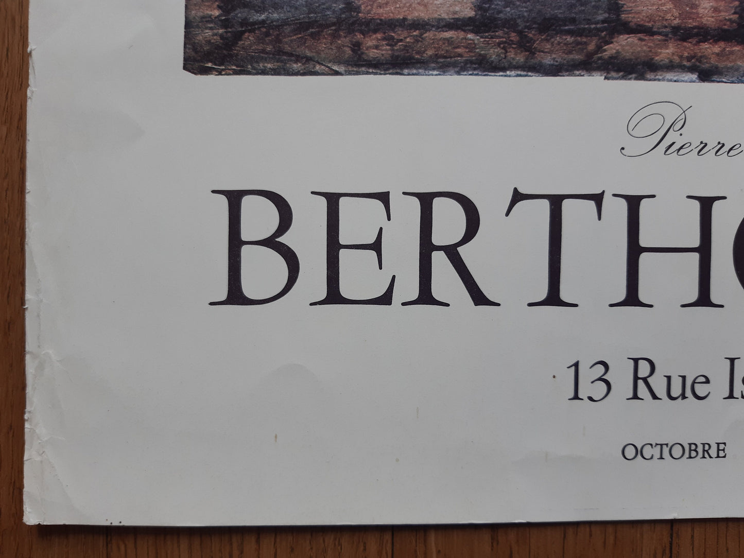 Berthois Rigal original art poster - 19.7"×28.7" (50×73cm)