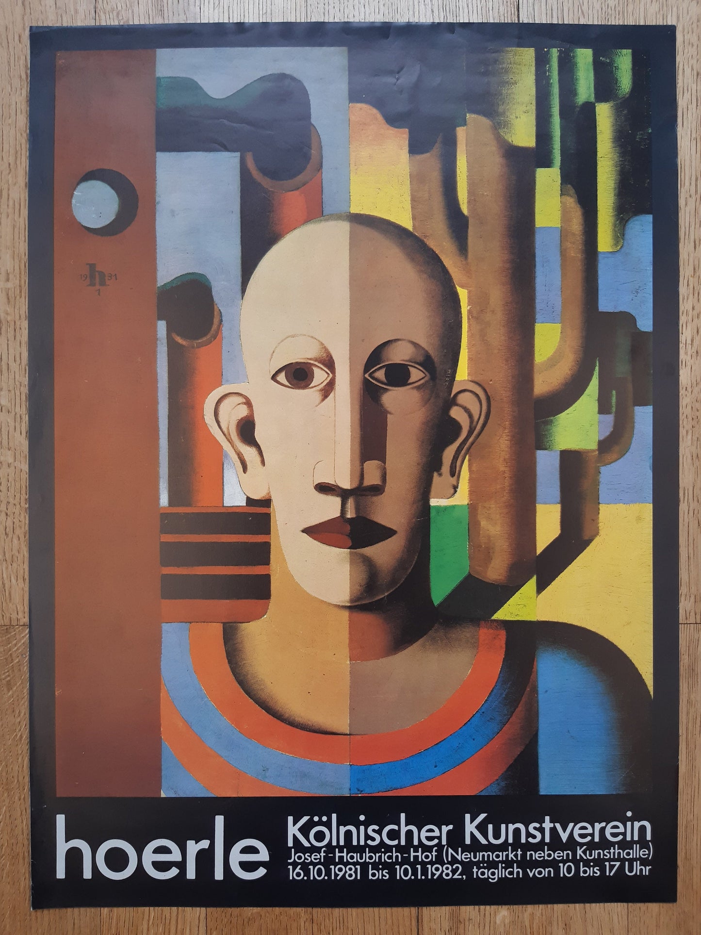 Hoerle original art poster - 20.5"×27.8" (52×70.7cm)