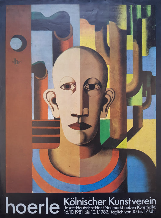 Hoerle original art poster - 20.5"×27.8" (52×70.7cm)