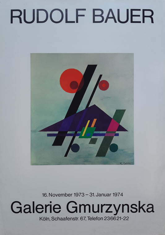 Rudolf Baur original art poster - 23.4"×33.1" (59.4×84cm)