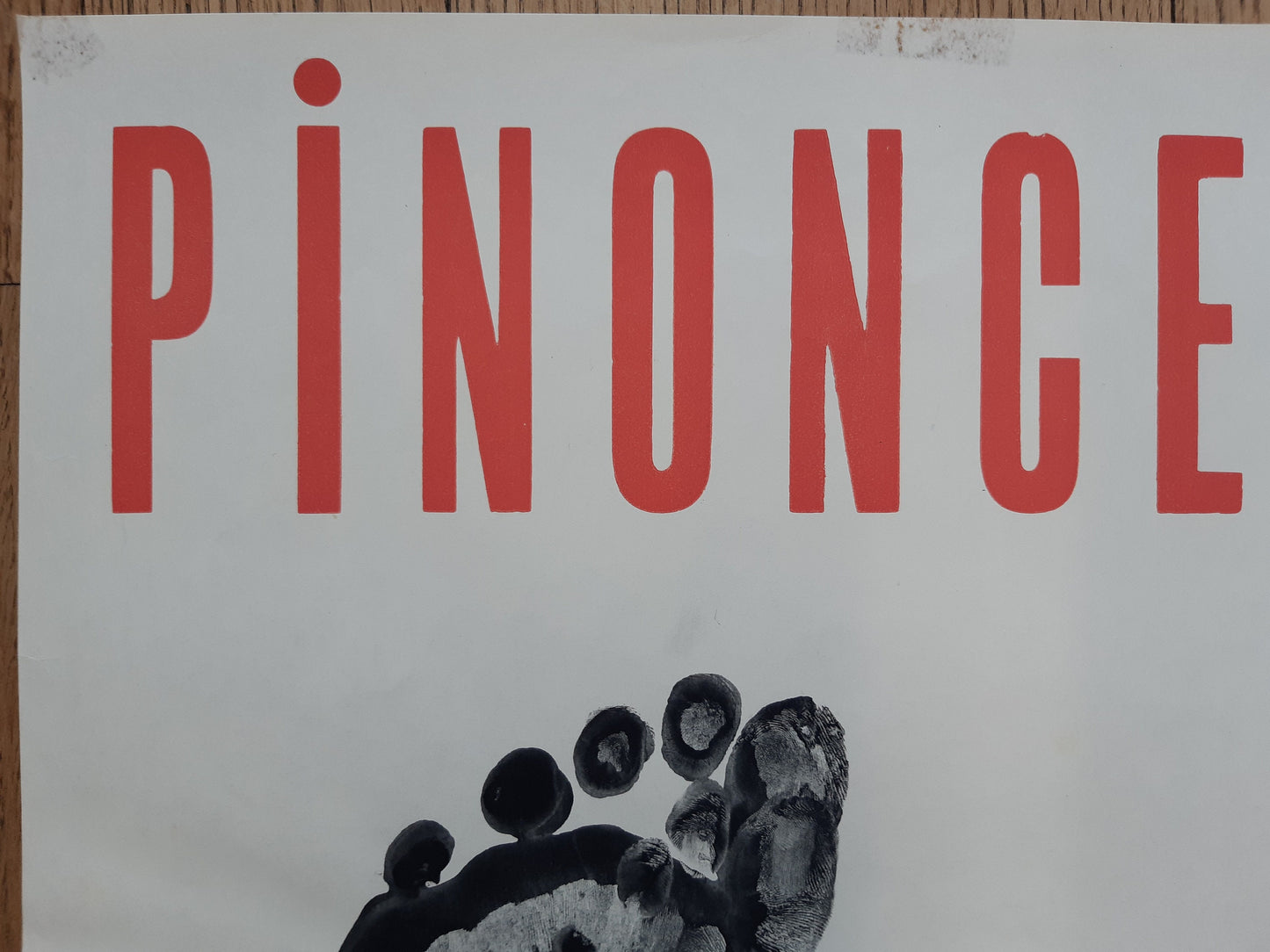 Pinoncelli original art poster - 16.2"×22.1" (41.2×56.1cm)