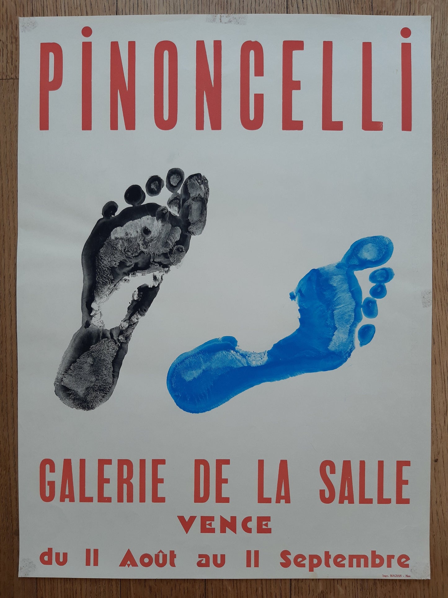 Pinoncelli original art poster - 16.2"×22.1" (41.2×56.1cm)
