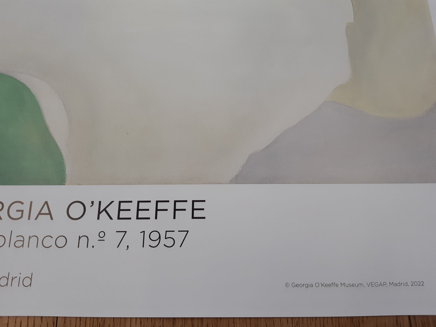 Georgia O'Keefe original art poster - 27.0"×38.6" (68.7×98cm)