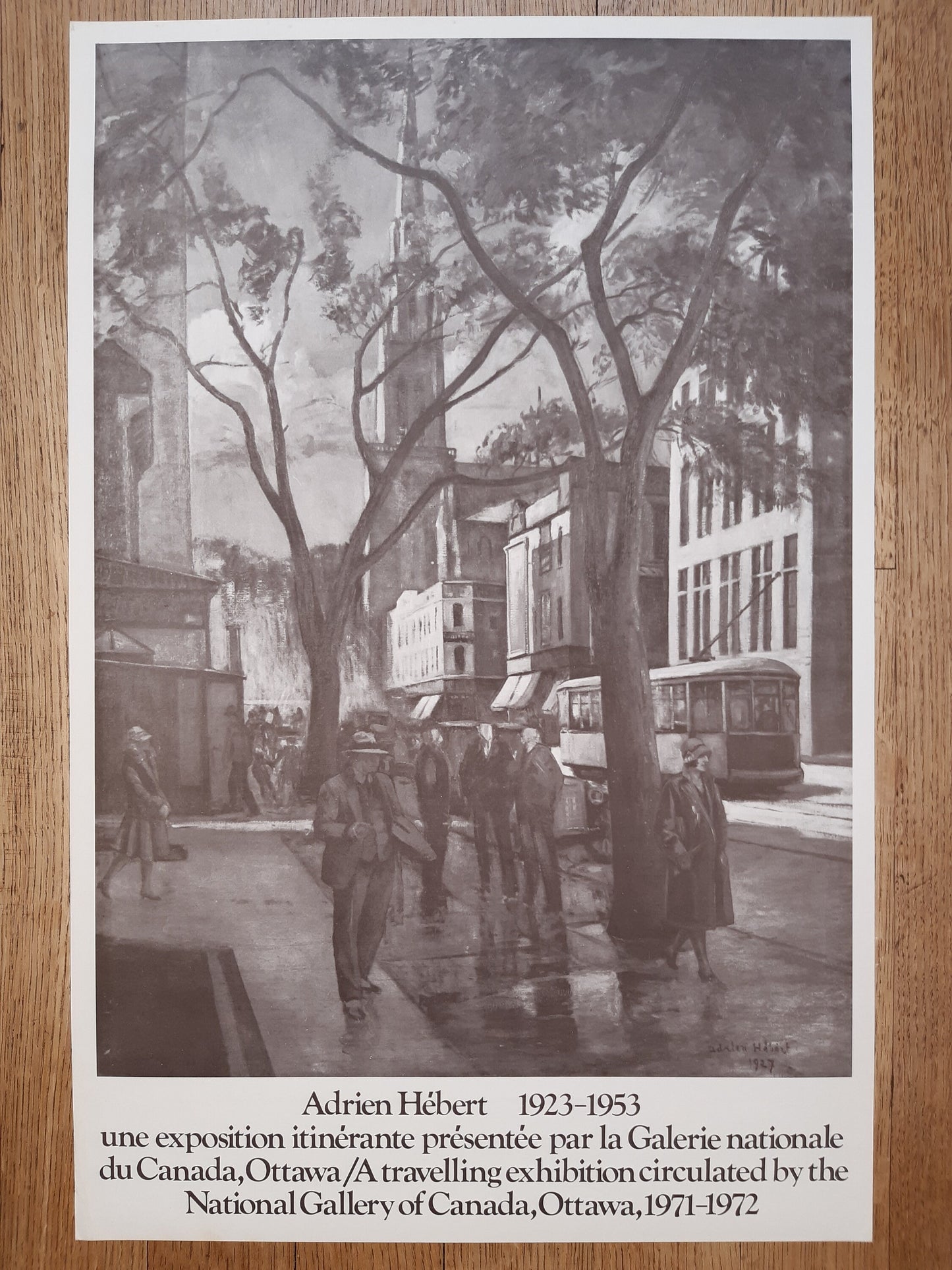 Adrien Hébert original art poster - 18.1"×27.6" (46×70cm)