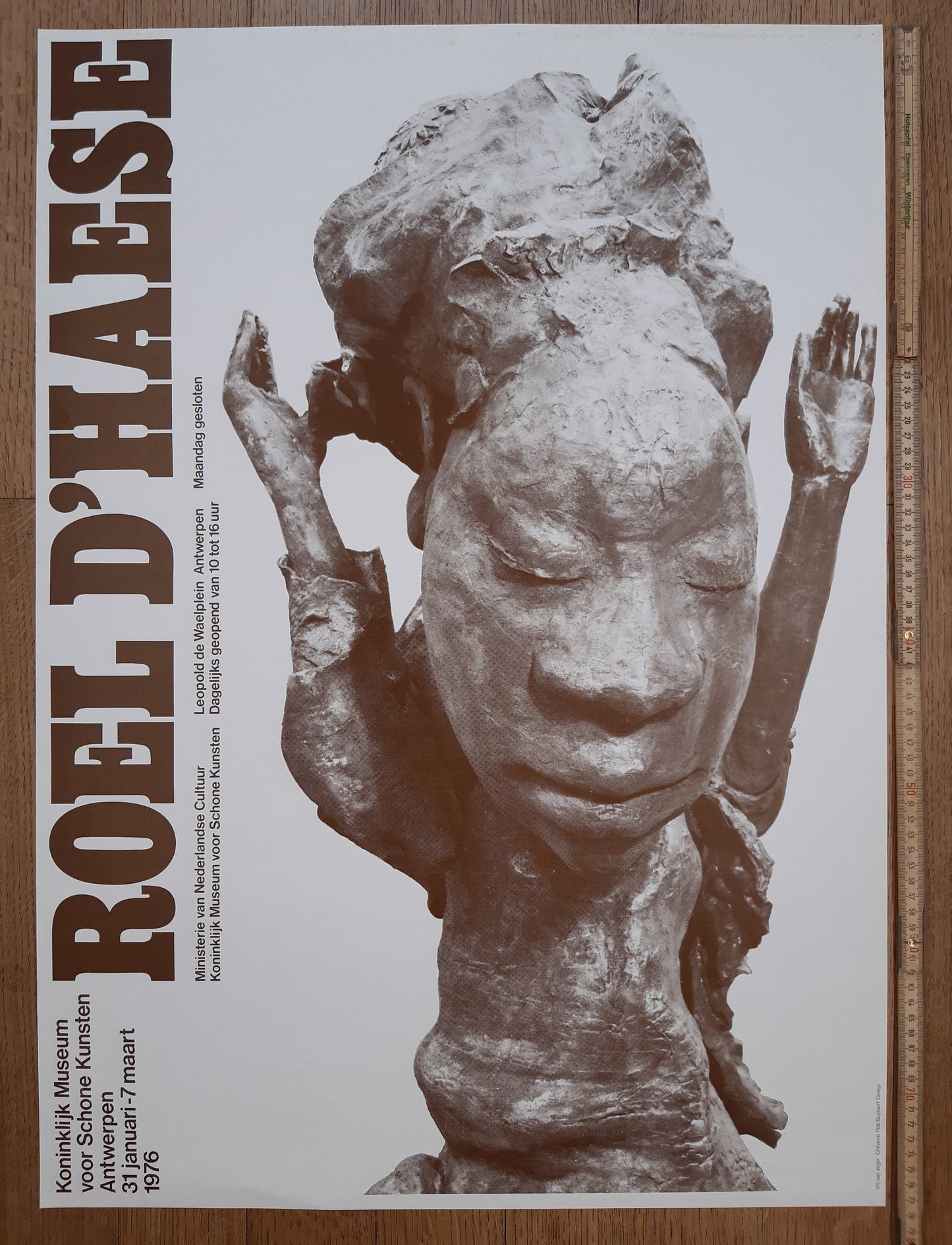 Roel d'Haese original art poster - 22.0"×30.7" (56×78cm)