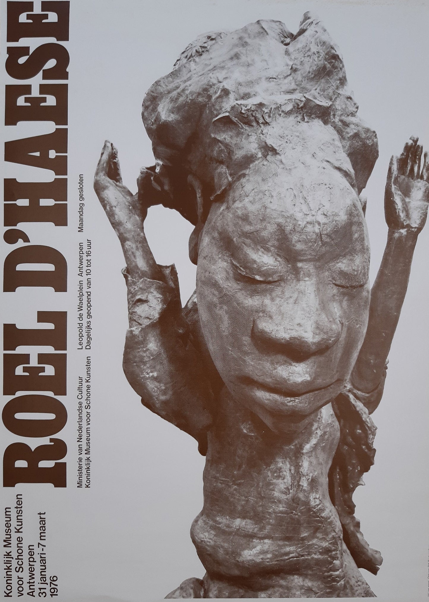 Roel d'Haese original art poster - 22.0"×30.7" (56×78cm)