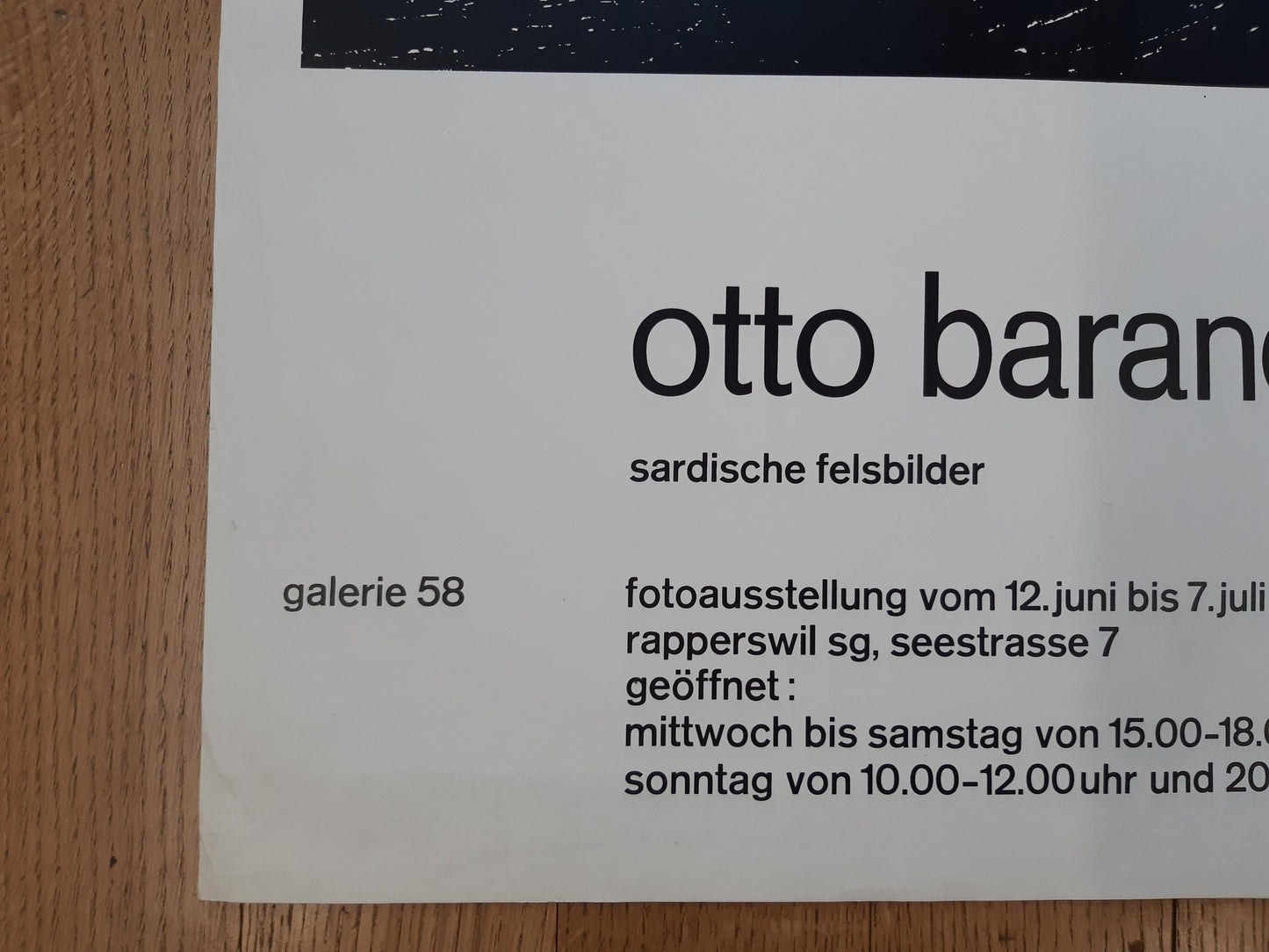 Otto Baranowsky original art poster - 17.7"×28.3" (45×72cm)