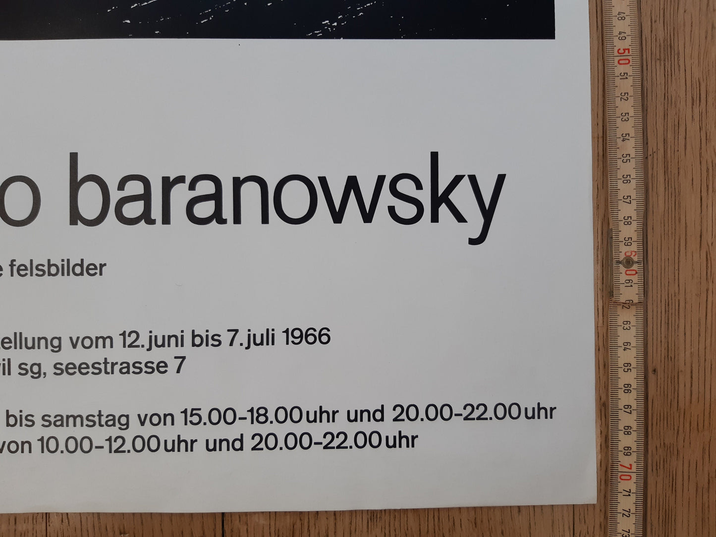 Otto Baranowsky original art poster - 17.7"×28.3" (45×72cm)