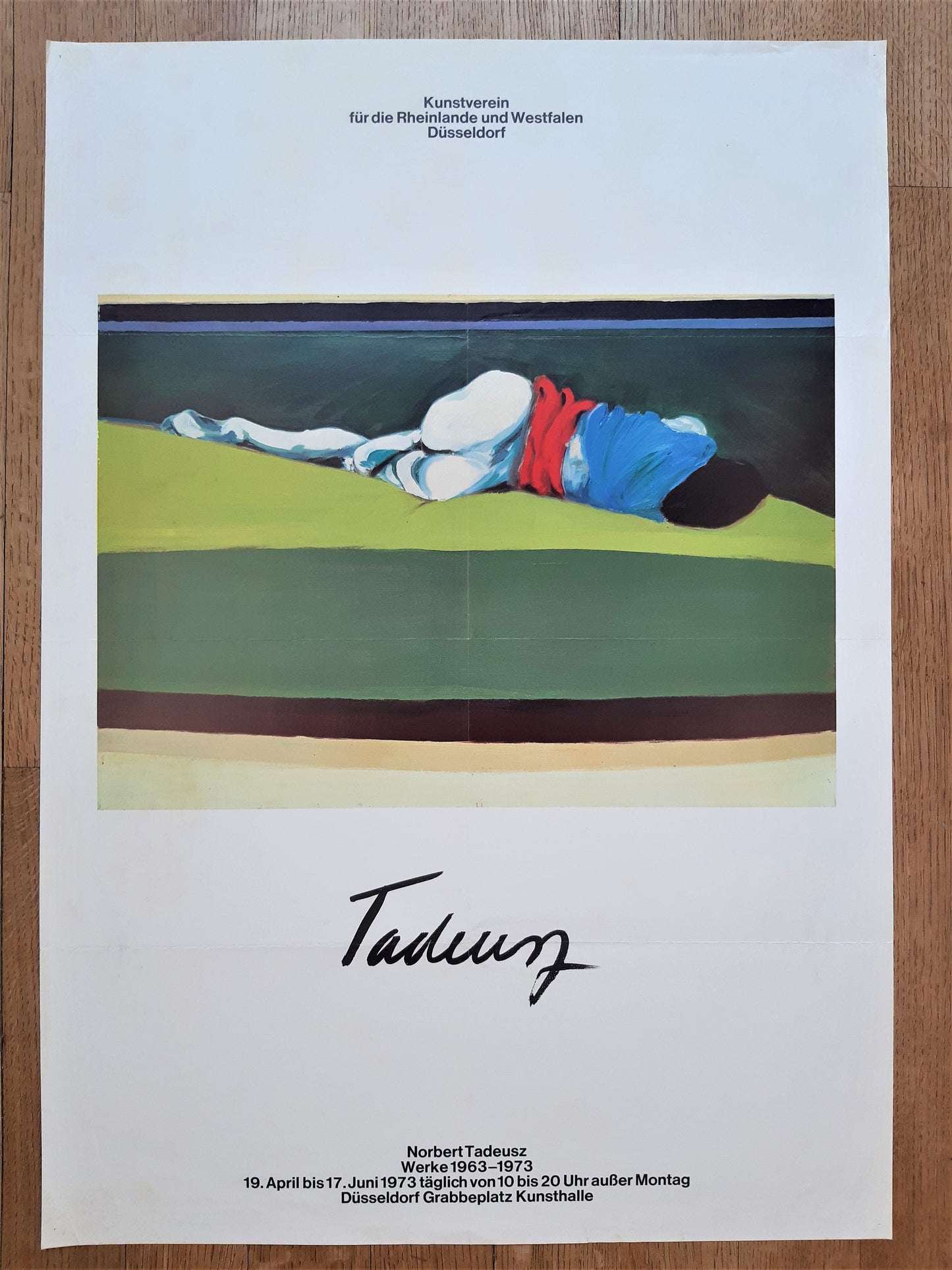 Norbert Tadeusz original art poster - 23.4"×33.1" (59.4×84cm)