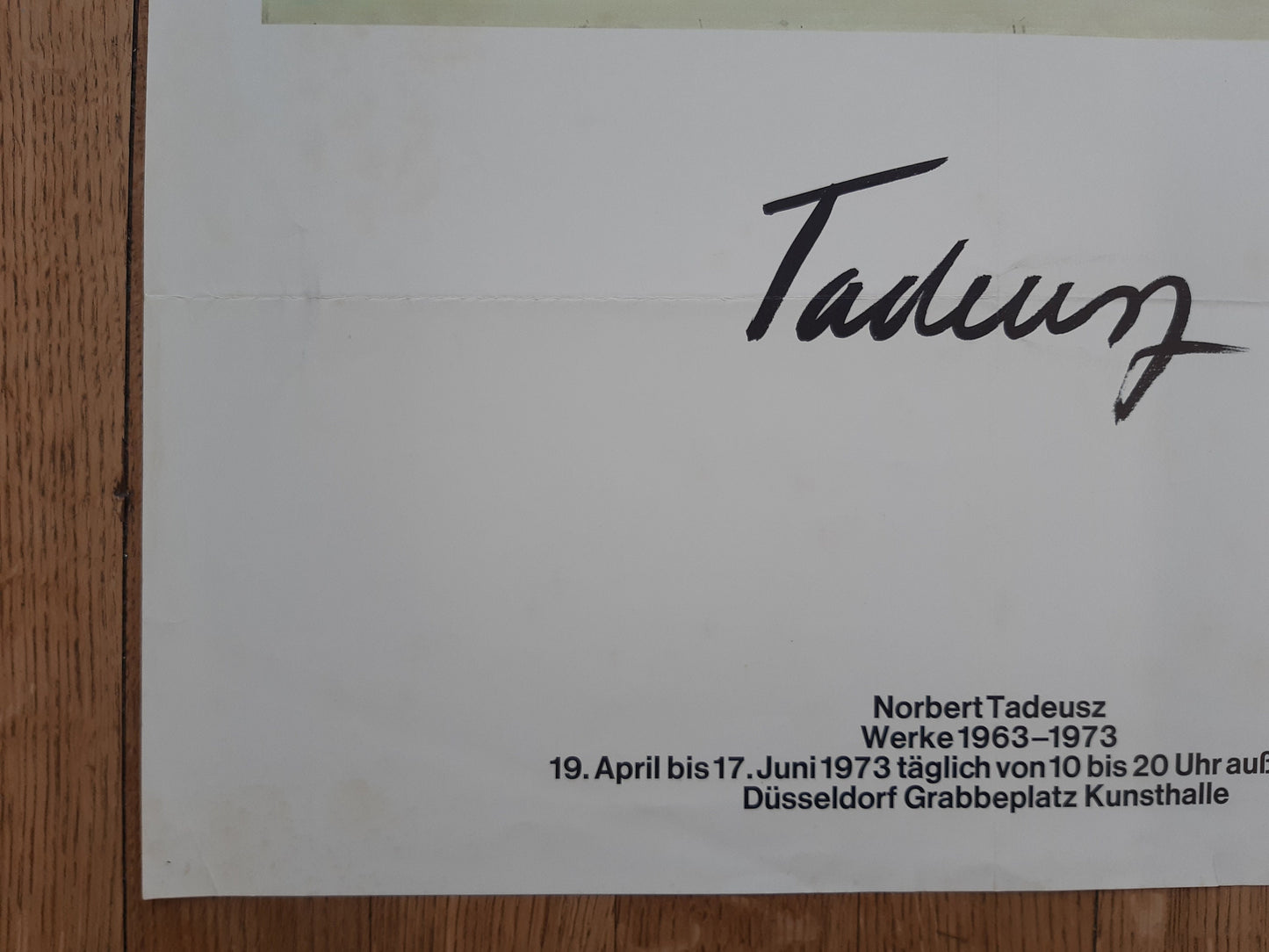Norbert Tadeusz original art poster - 23.4"×33.1" (59.4×84cm)