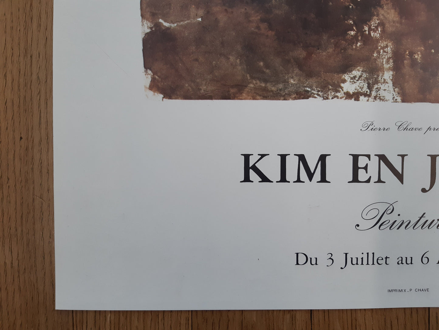 Kim en Joong original art poster - 21.0"×27.6" (53.4×70cm)