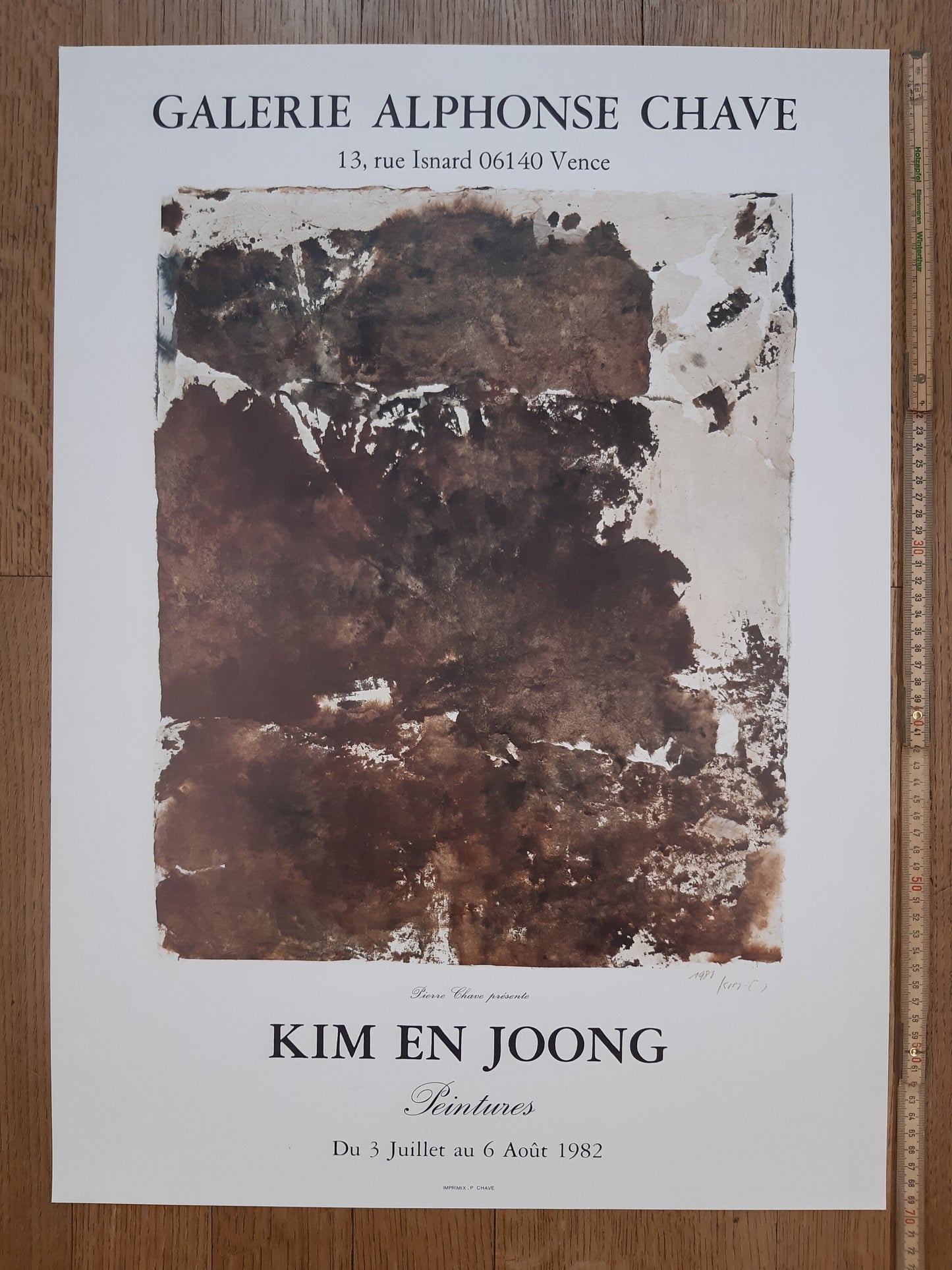 Kim en Joong original art poster - 21.0"×27.6" (53.4×70cm)
