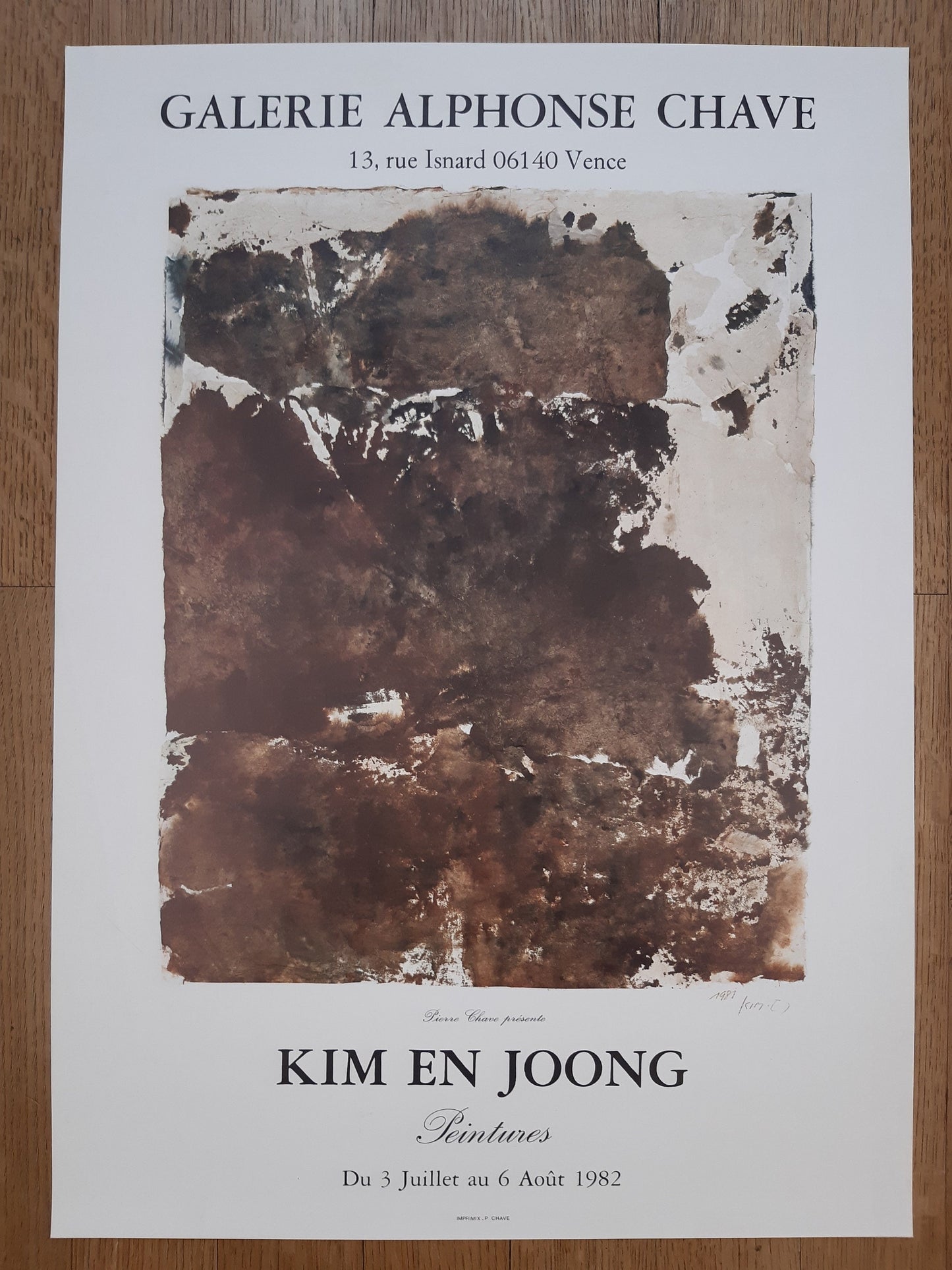 Kim en Joong original art poster - 21.0"×27.6" (53.4×70cm)