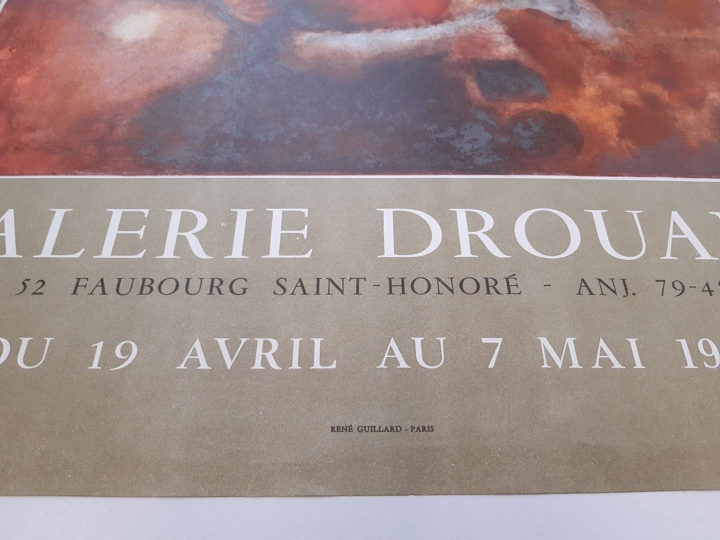Poléo original art poster - 19.1"×27.2" (48.5×69cm)