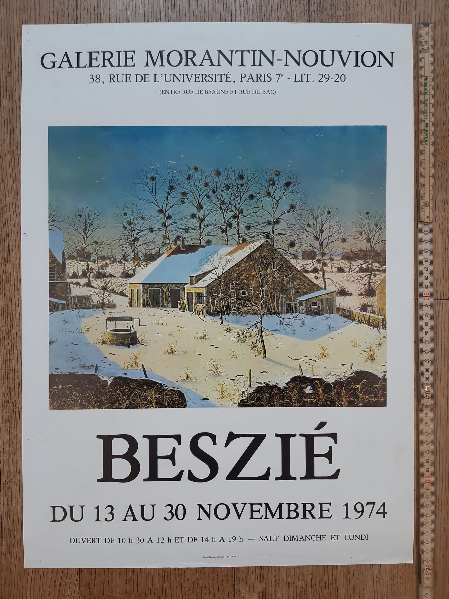 Beszié original art poster - 16.9"×23.6" (43×60cm)