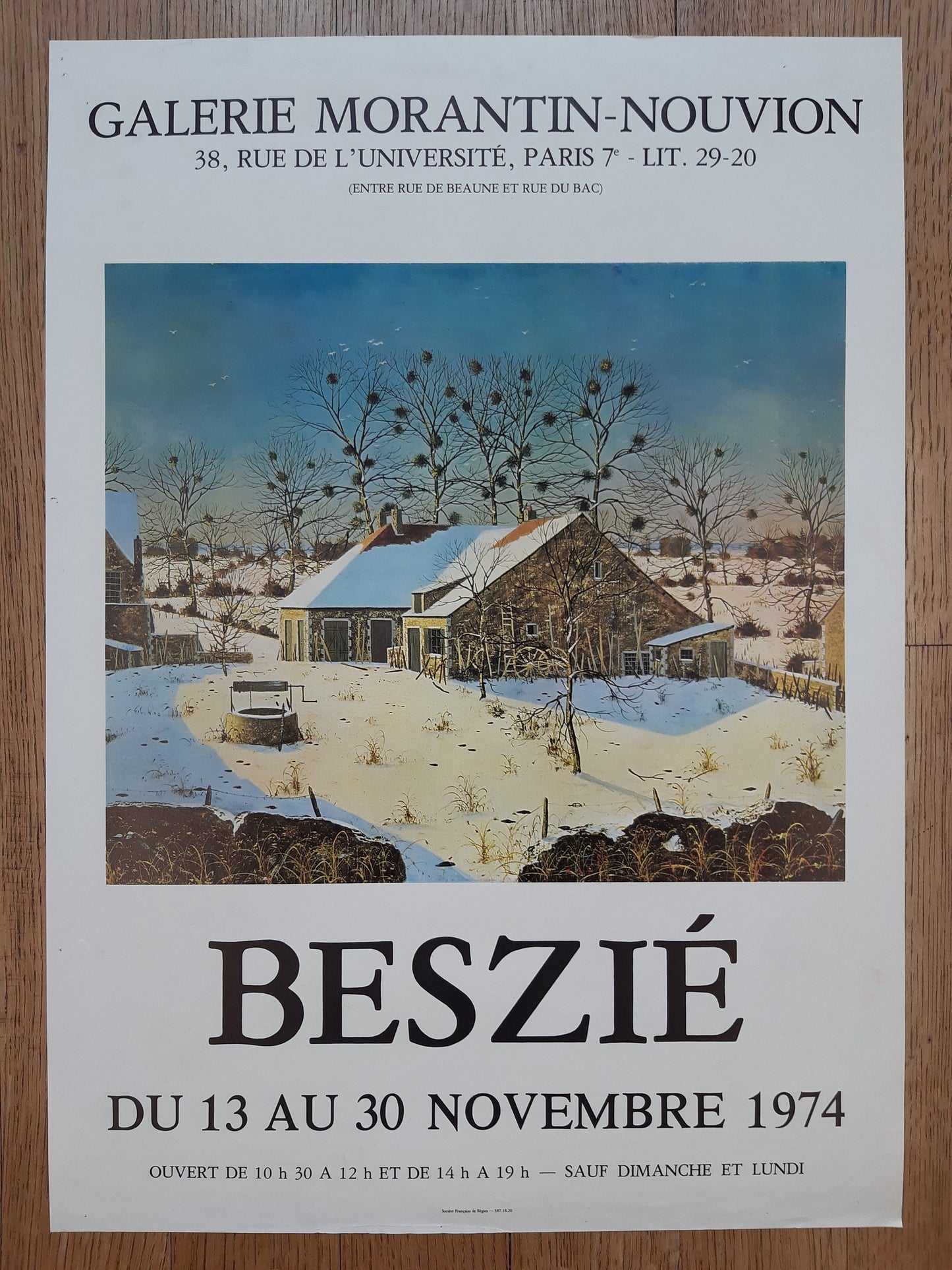 Beszié original art poster - 16.9"×23.6" (43×60cm)