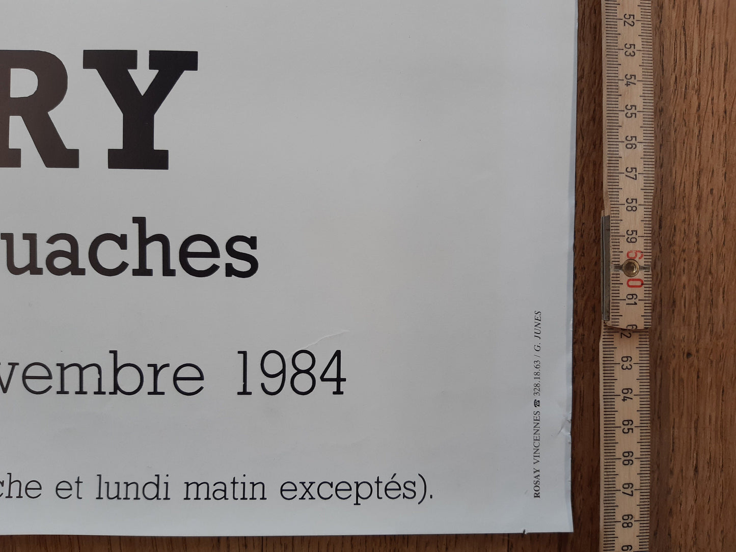 Savary original art poster - 17.7"×27.2" (45×69cm)