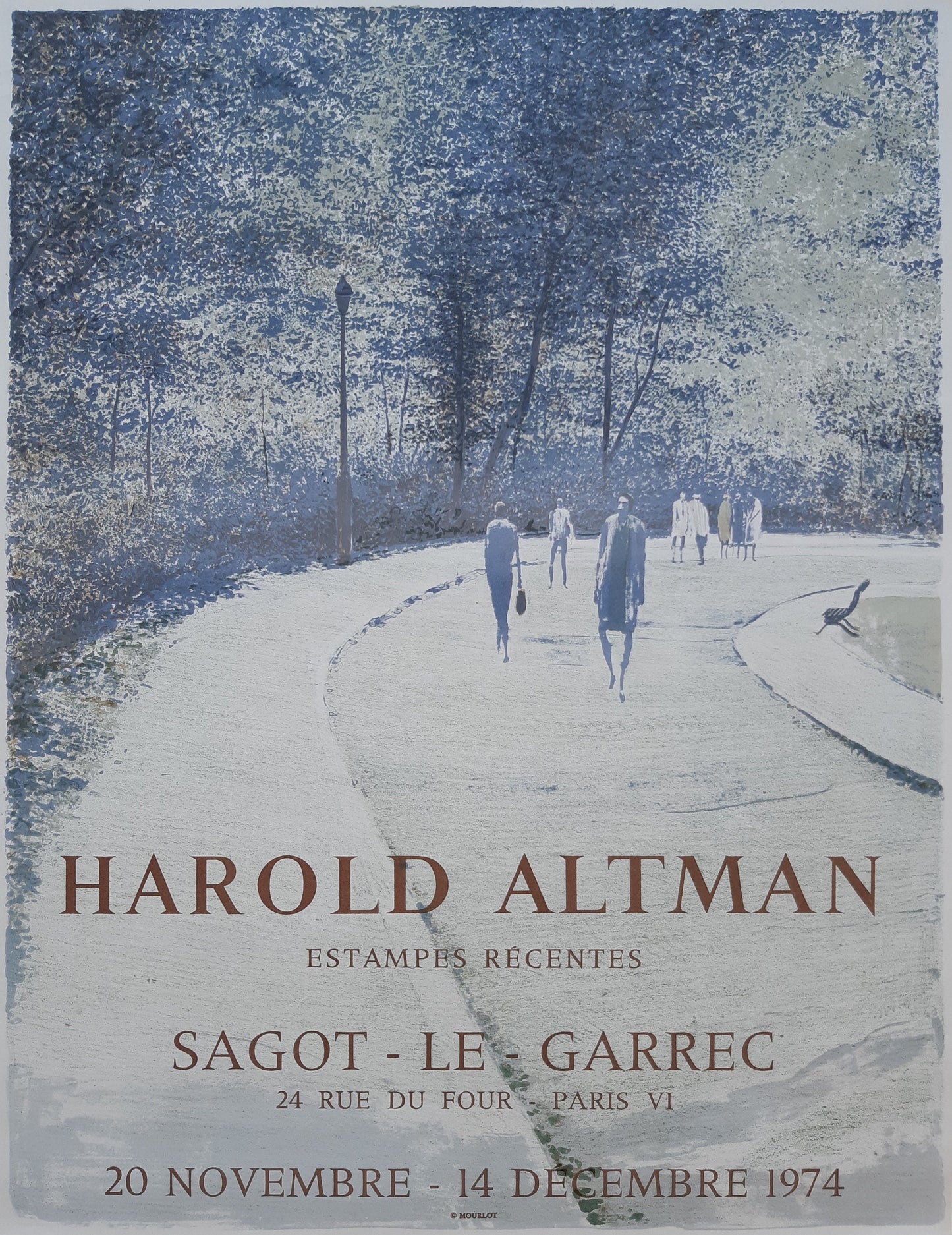 Harold Altmann original art poster - 17.3"×22.4" (44×57cm)