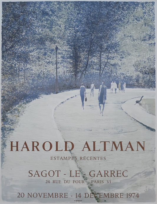 Harold Altmann original art poster - 17.3"×22.4" (44×57cm)