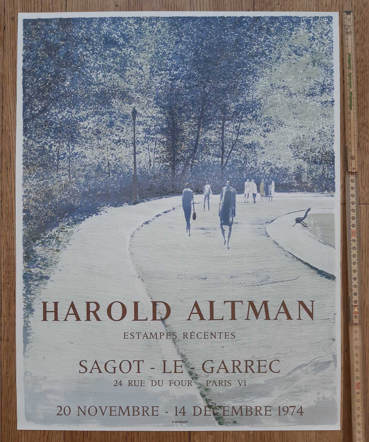 Harold Altmann original art poster - 17.3"×22.4" (44×57cm)