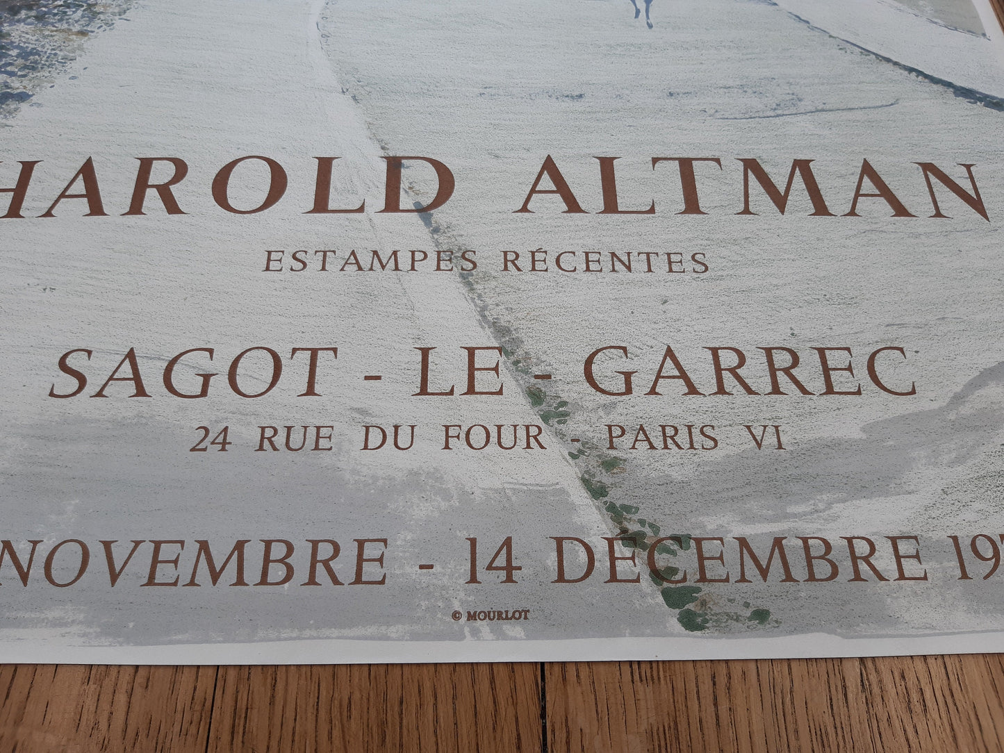 Harold Altmann original art poster - 17.3"×22.4" (44×57cm)
