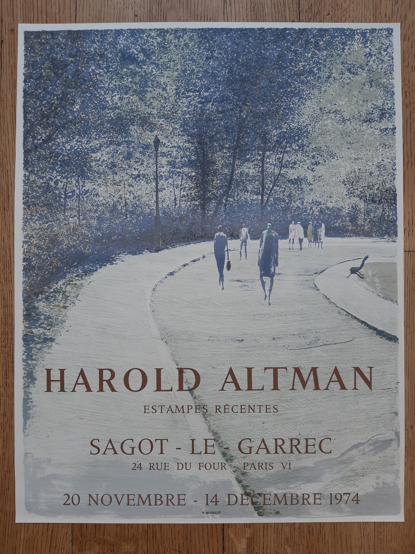 Harold Altmann original art poster - 17.3"×22.4" (44×57cm)