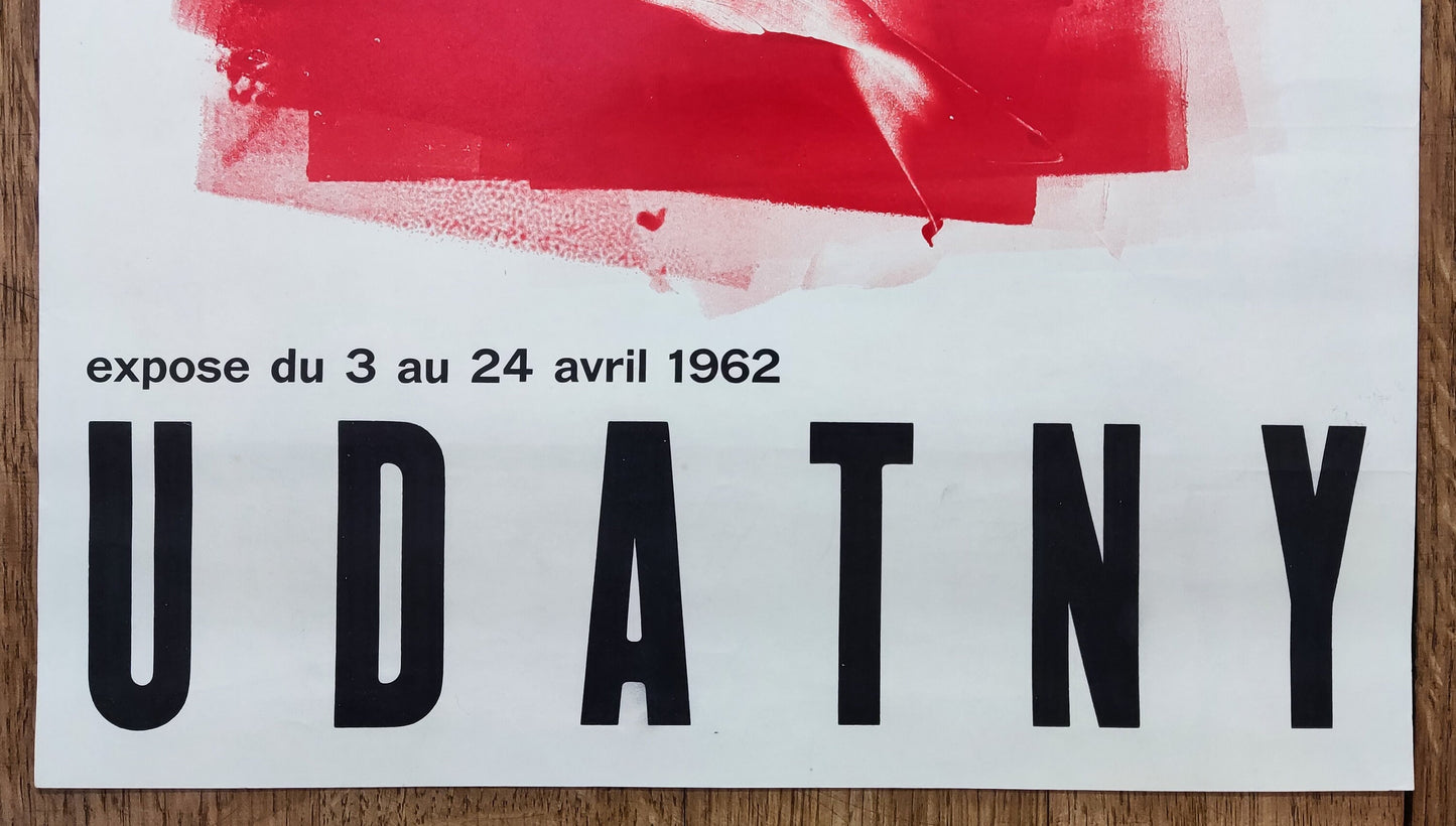 Vladimir Udatny original art poster - 12.6"×27.6" (32×70cm)