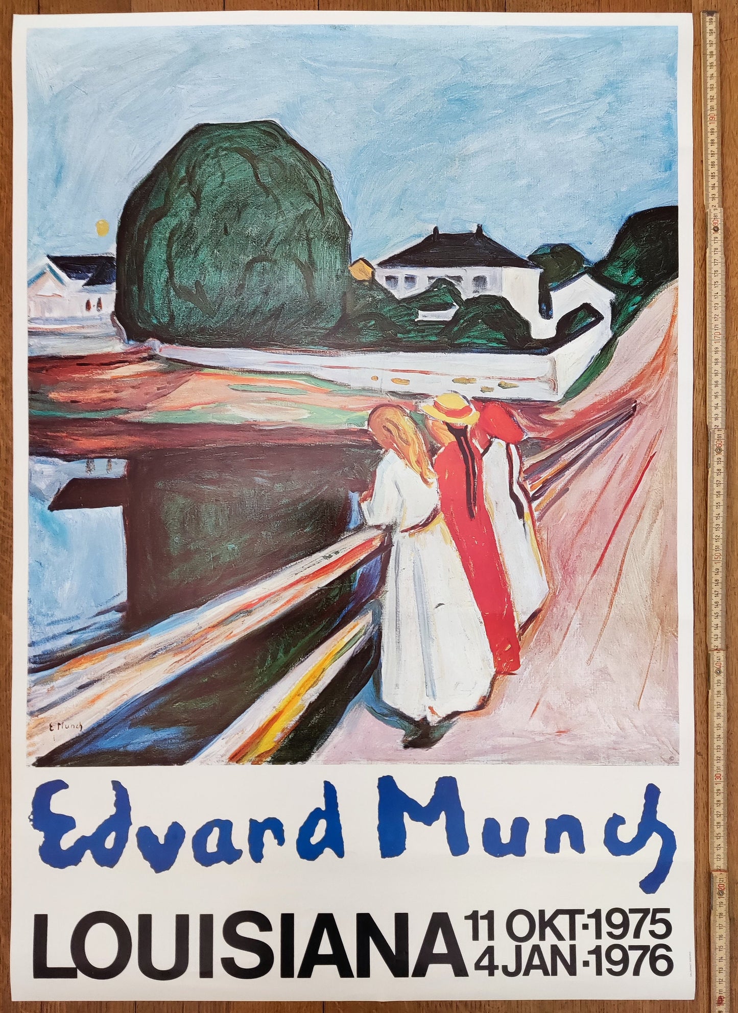 Eduard Munch original art poster - 24.5"×43.4" (62.2×110.2cm)